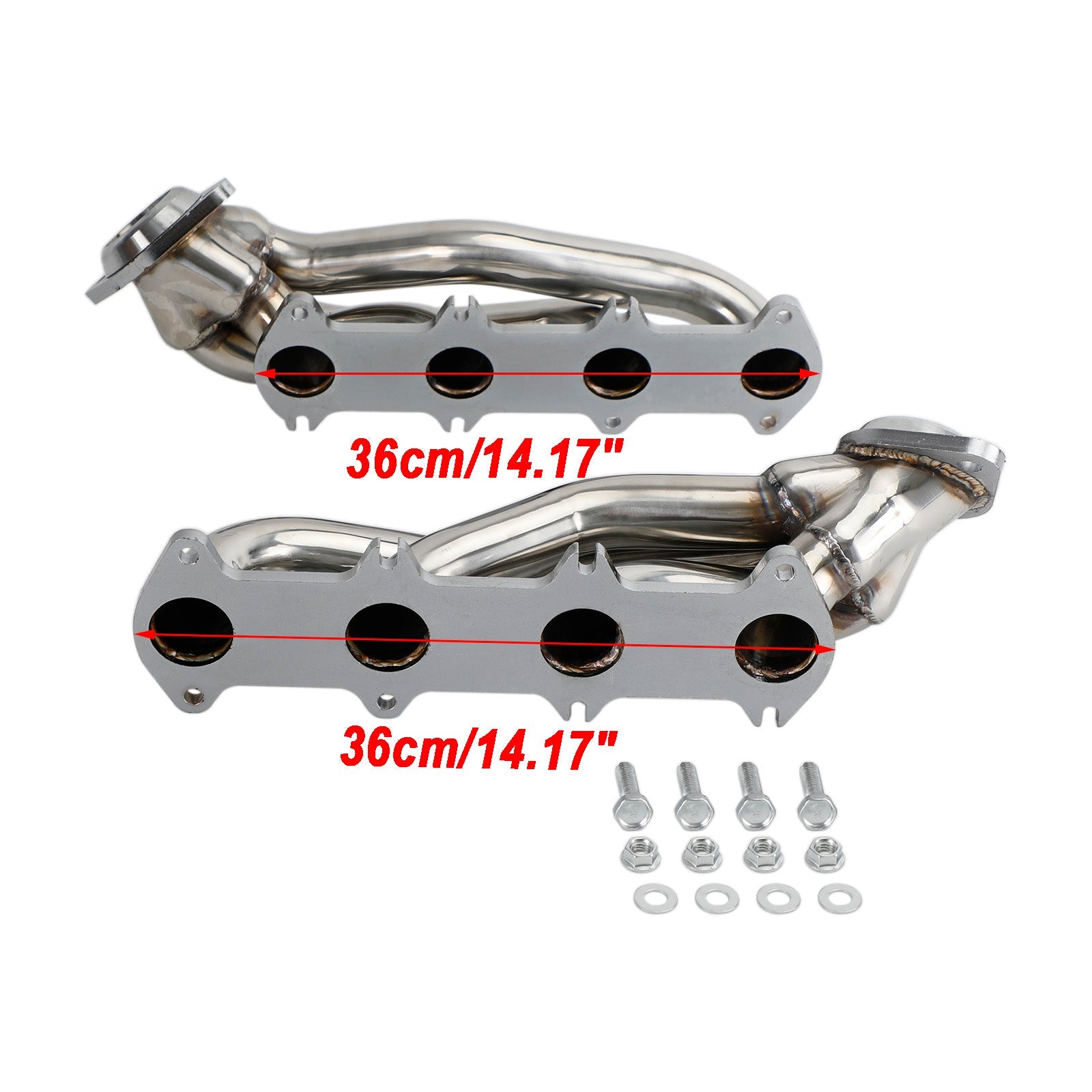 Ford F150 04-10 5.4 V8 Collecteur d'échappement en acier inoxydable Shorty Headers Performance