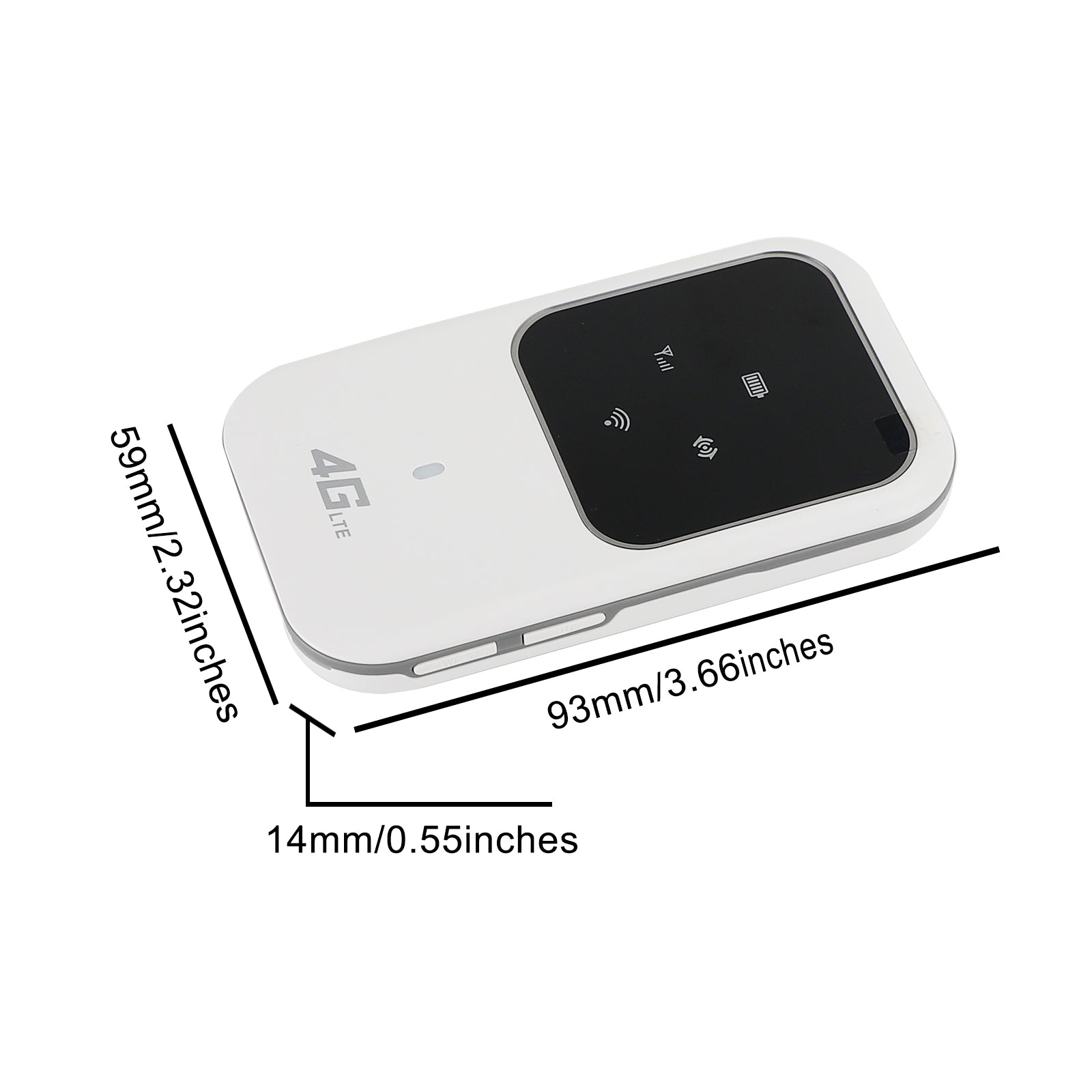 Draadloos ontgrendeld 4G LTE mobiele draagbare WiFi-router SIM-kaart MIFI-modem-hotspot