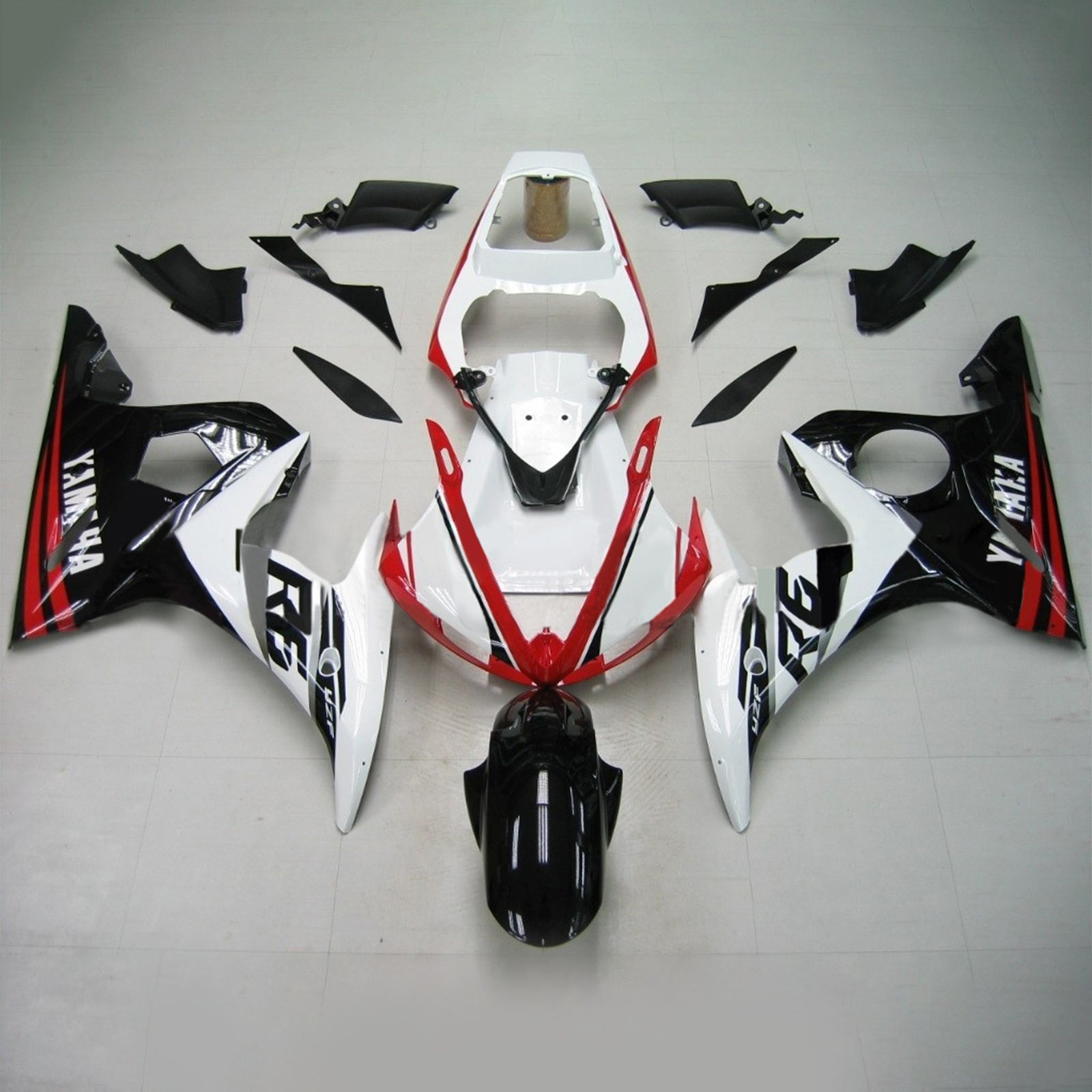 2003-2004 Yamaha YZF 600 R6/R6S Injection Fairing Kit Karosseri Plast ABS #153