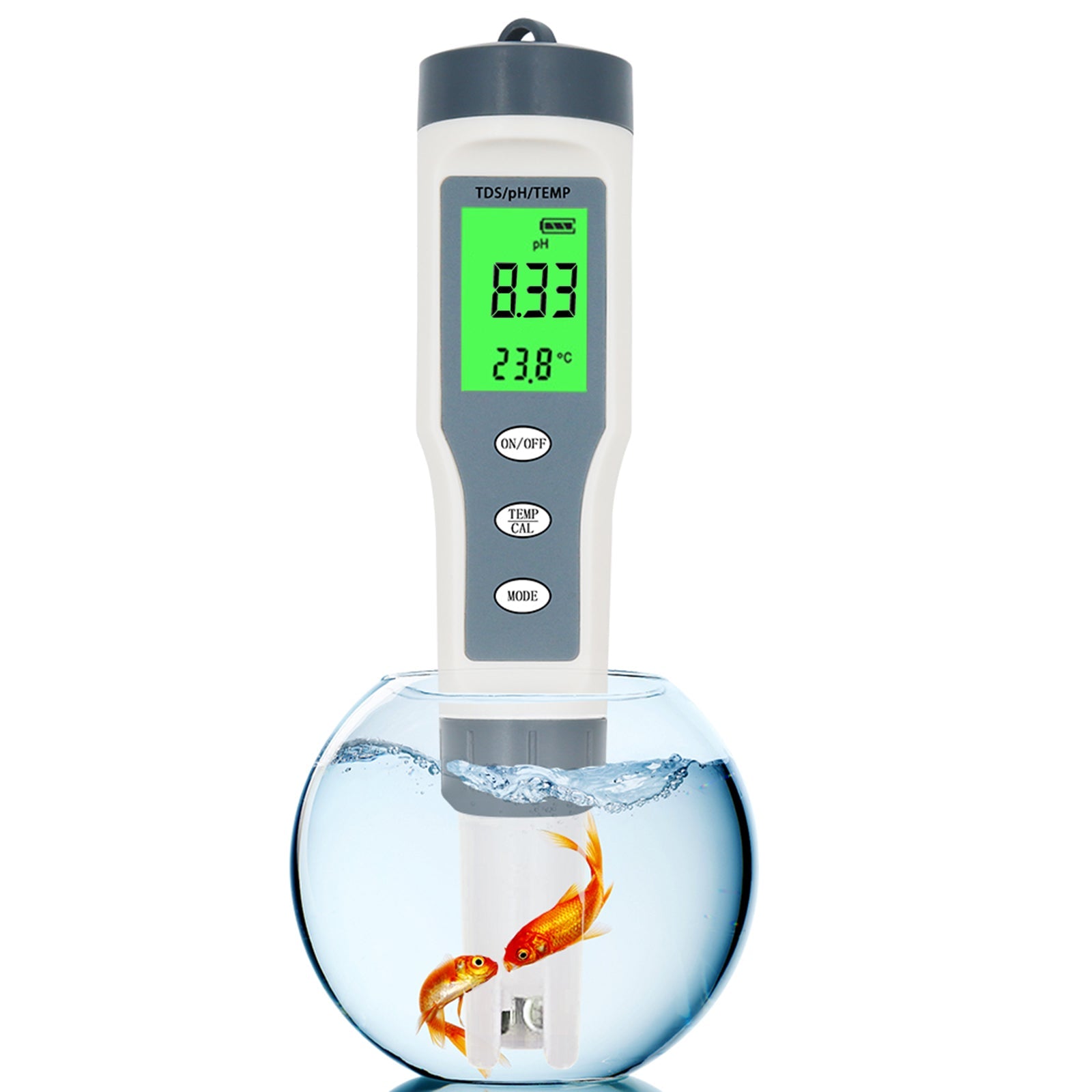 3 In 1 Digital PH TDS TEMP Water Quality Meter Tester Test Pen Tool Low power protection Waterproof