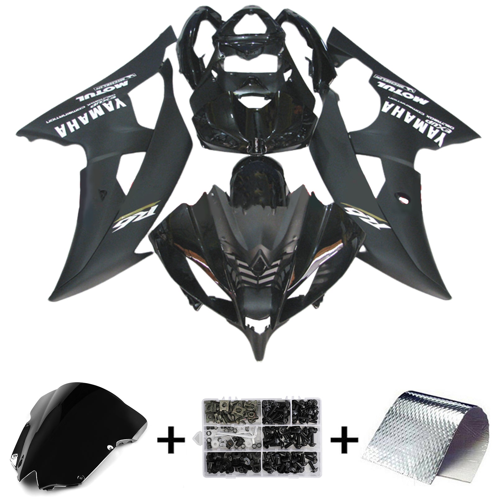 2008-2016 Yamaha YZF 600 R6 Kit de carenado Carrocería Plástico ABS