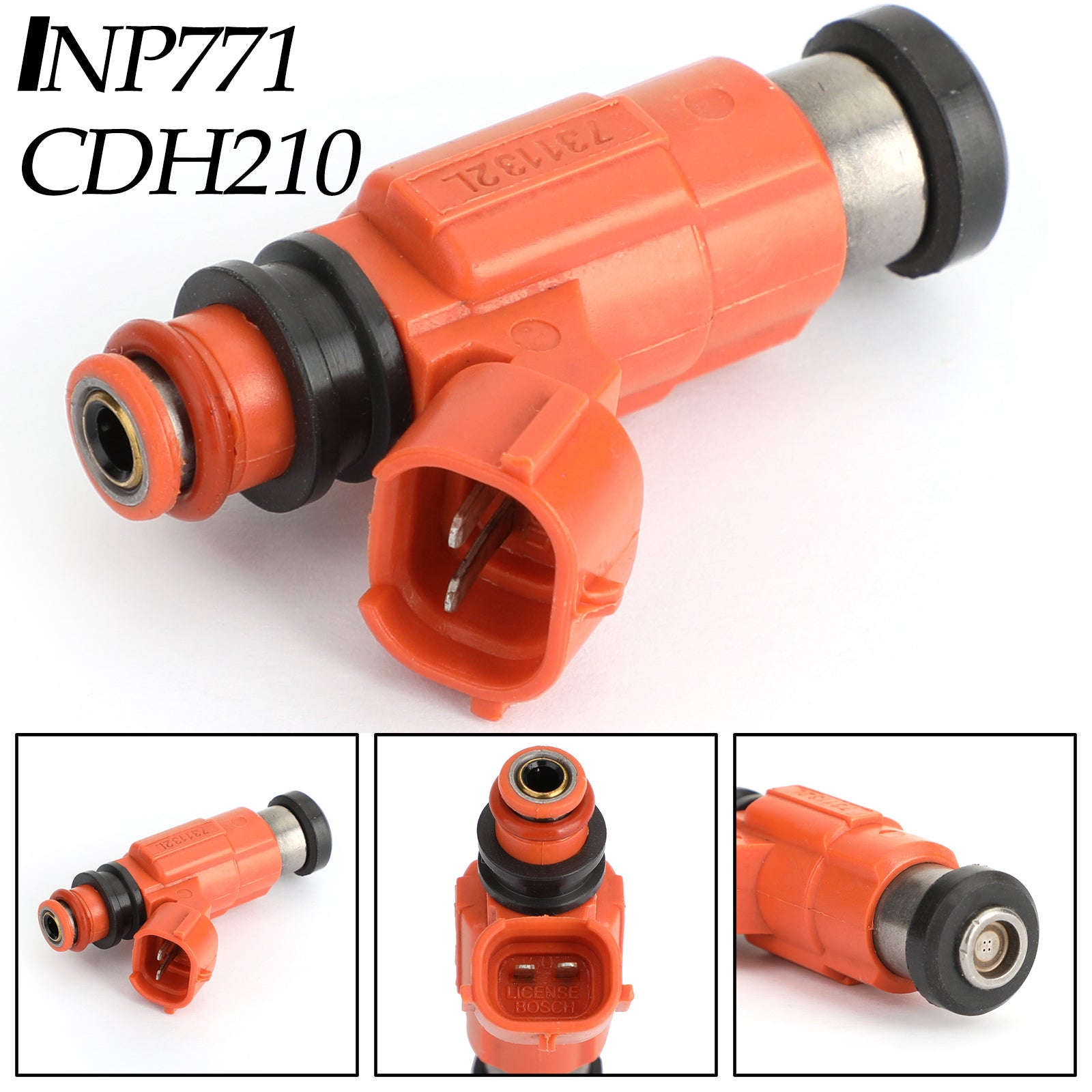 2000-2011 Yamaha F115 HP Outboard 1PCS/4PCS Fuel Injectors CDH210 68V-8A360-00-00 NP-771 M02771X4 842-12223 Generic