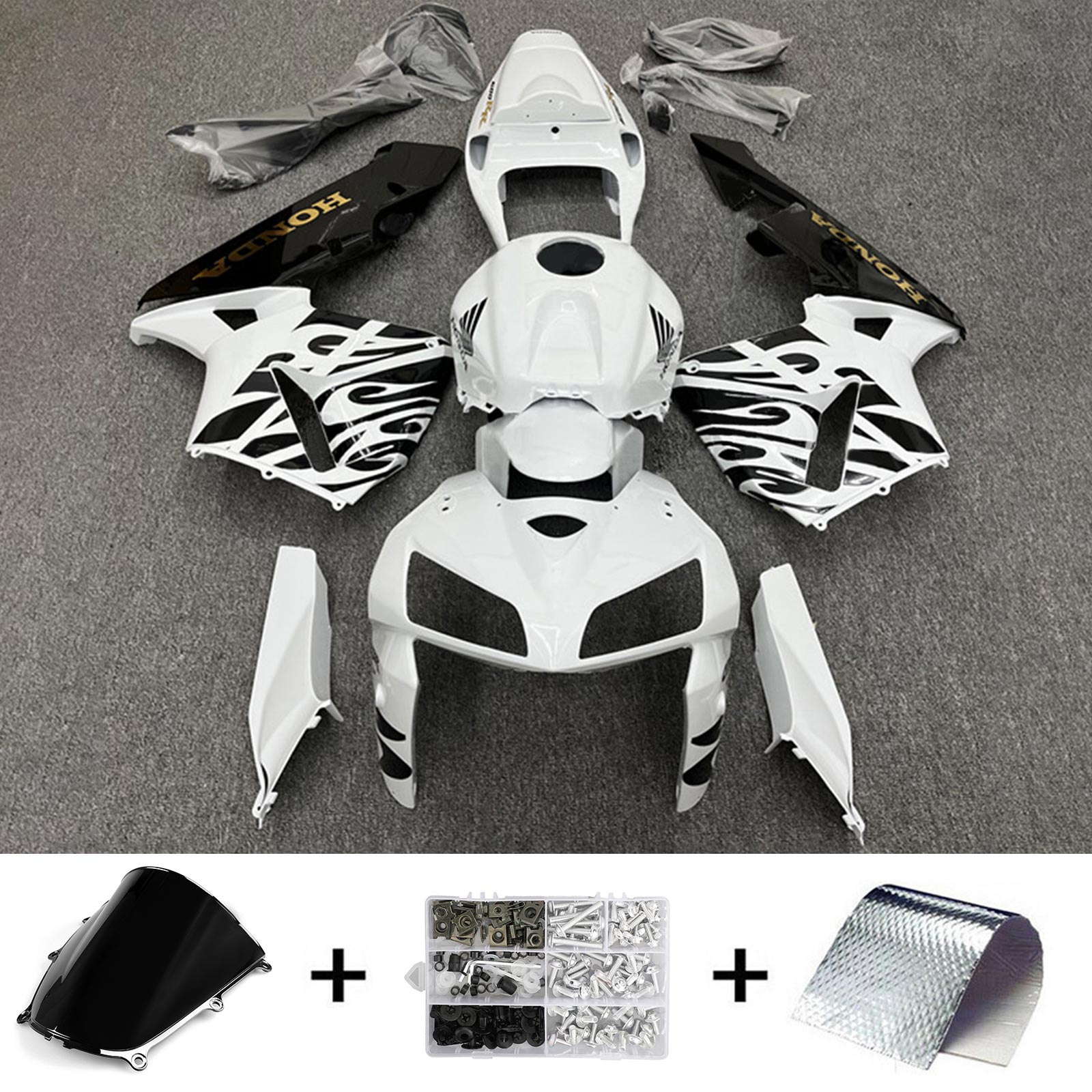 2005-2006 Honda CBR600RR F5 kuipset carrosserie kunststof ABS