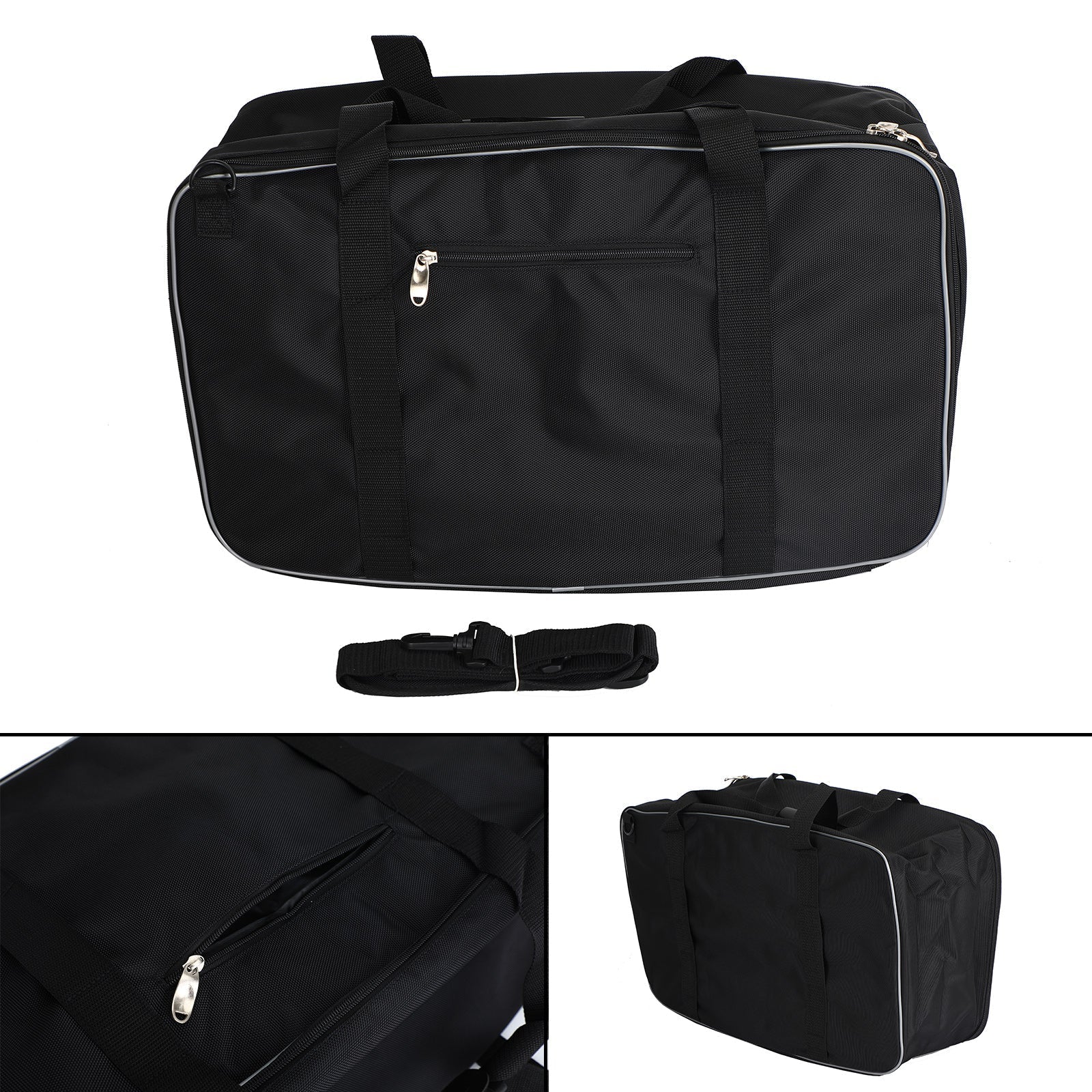 Areyourshop Saddlebag Tour Pak Pack Organizer Soft Liner Luggage Bag Fits For Touring Flht