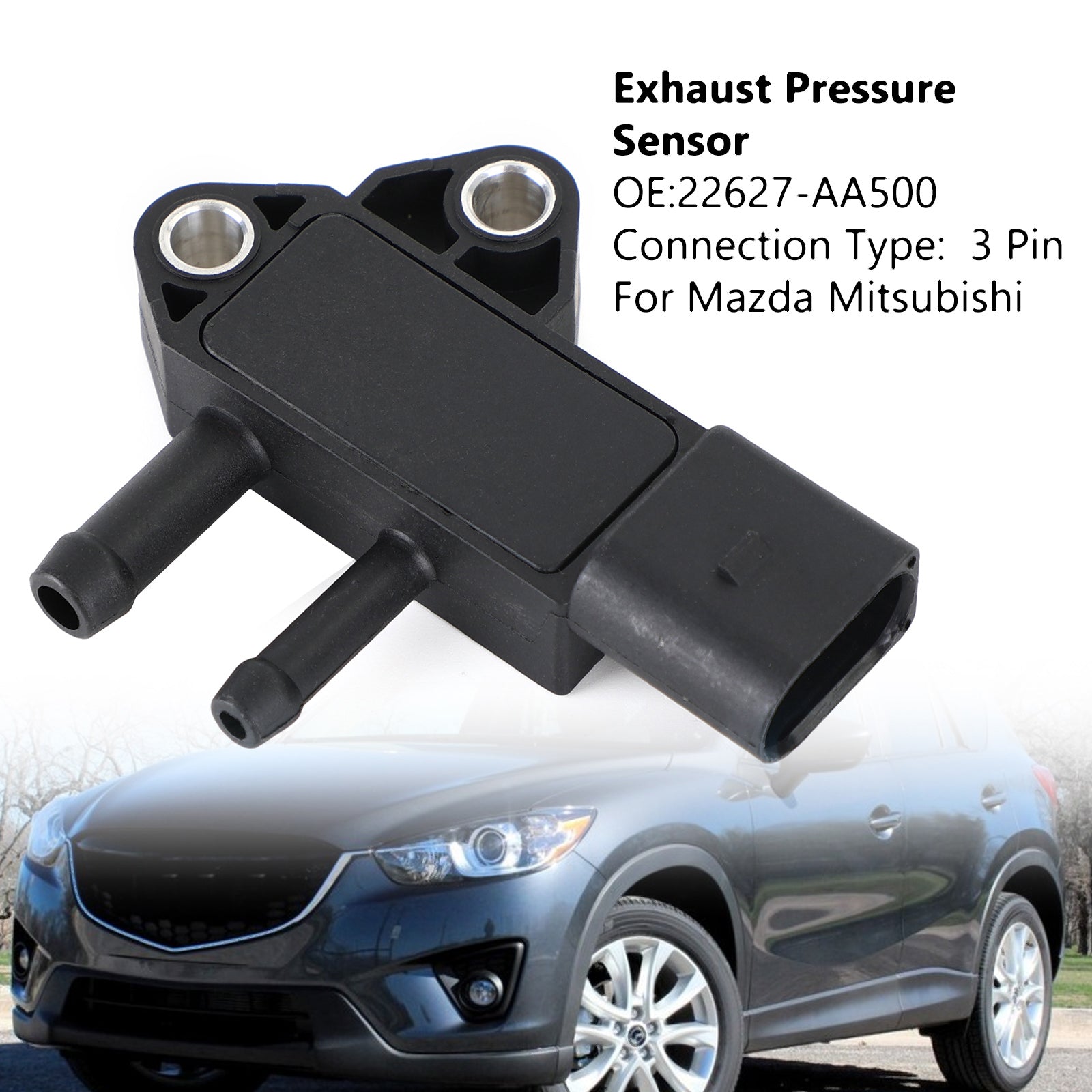 Sensor de presión de escape DPF 22627-AA500 para Mazda 3 6 CX-5 ASX Pajero