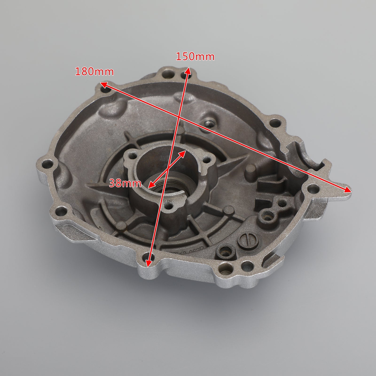 Couvercle de carter de vilebrequin de Stator de moteur gauche argenté adapté pour YAMAHA YZF R1 15-19 générique