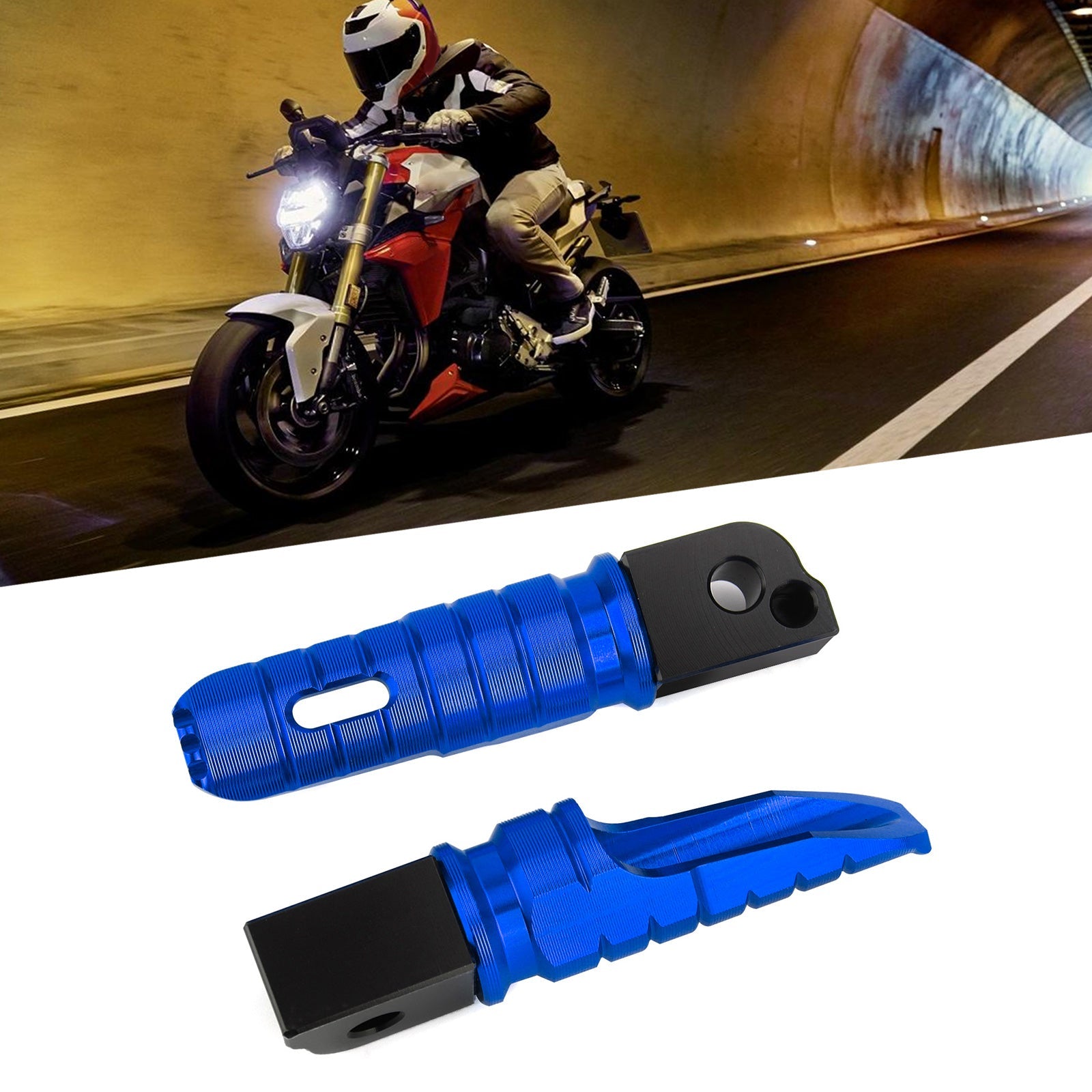 Voetsteunen achter Voetsteun voor BMW R NINET F900R F900XR R1200R R1200RS R1250R Generiek