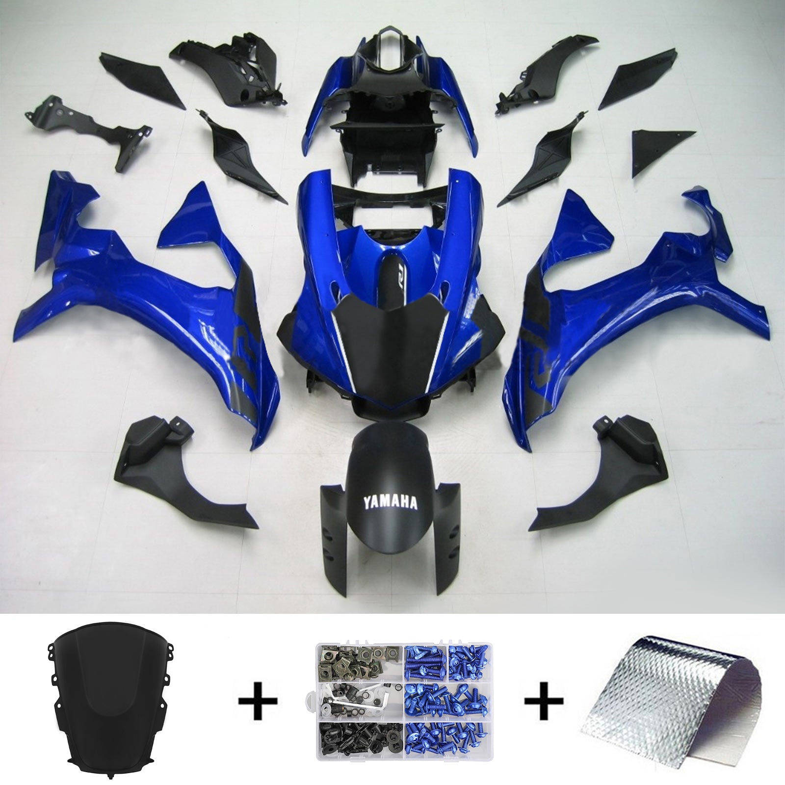 2020-2024 Yamaha YZF R1 Amotopart injectiekuipset carrosserie kunststof ABS #101