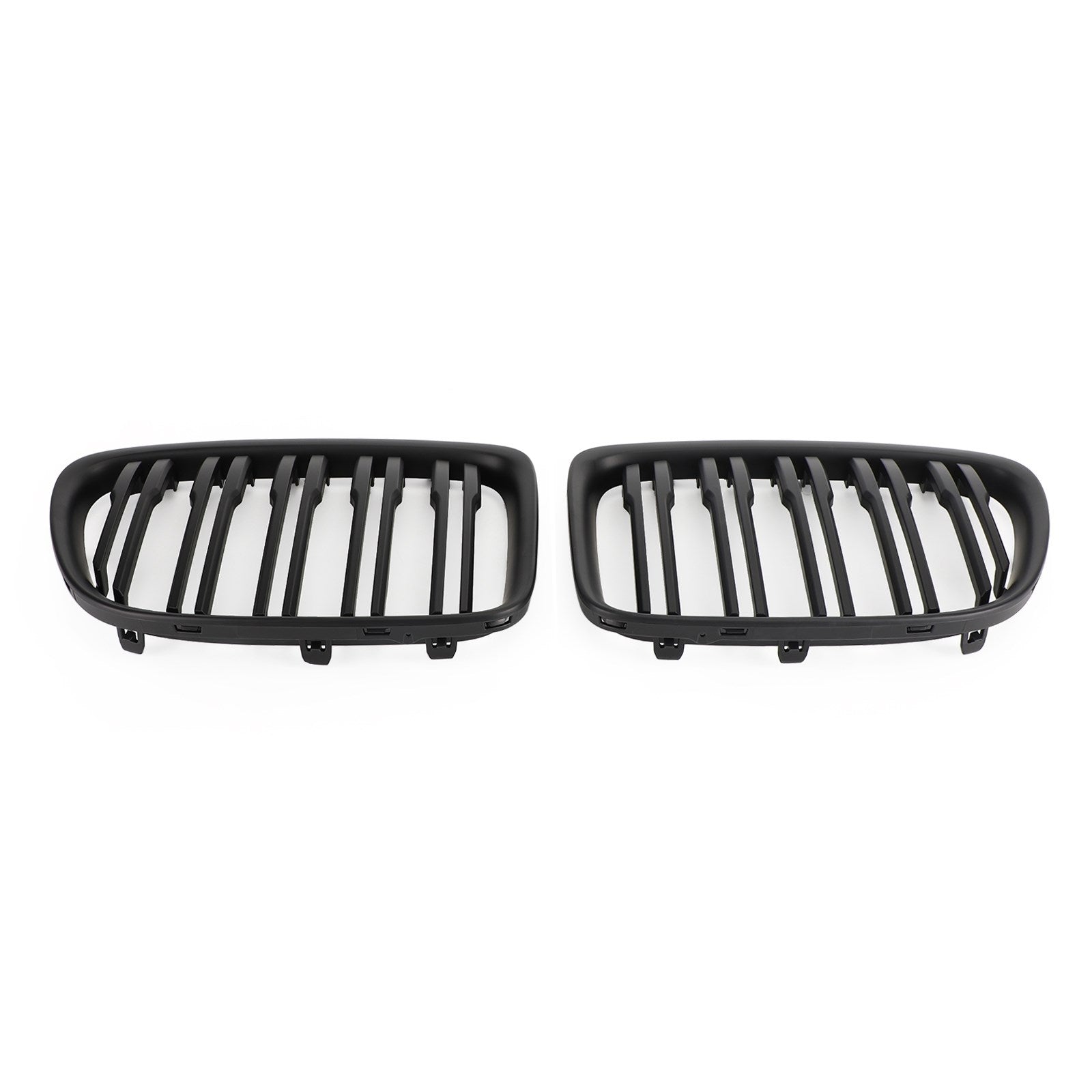 2009-2014 BMW X1 E84 Dual Slats Front Hood Kidney Grill Grille Matt Black/Gloss Black 51112993305 51112993306 51112993307 51112993308 51117347669 51117347670 Generic