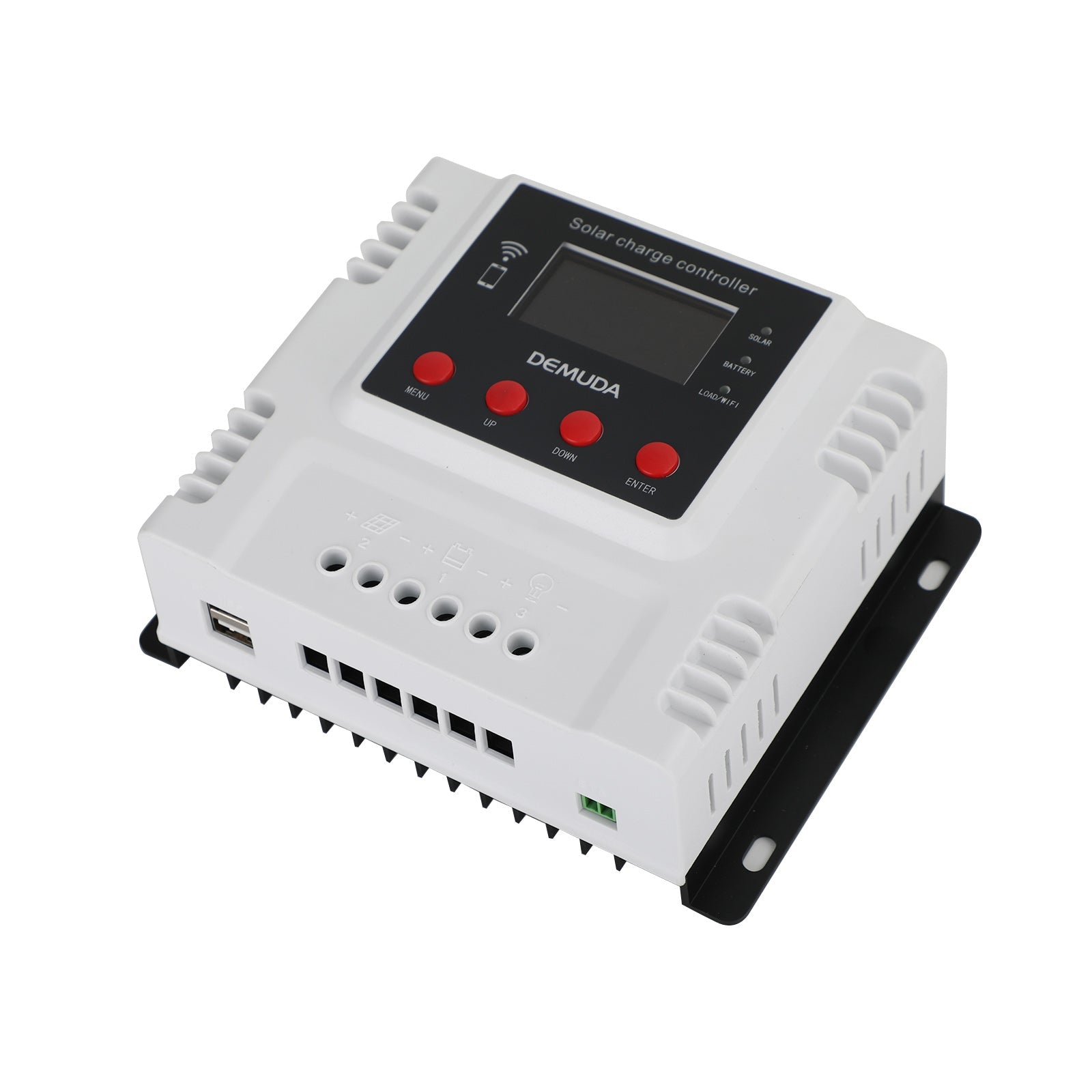 10A-60A 12V 24V 48V zonne-laadregelaar met wifi-monitor PWM LCD-regelaar