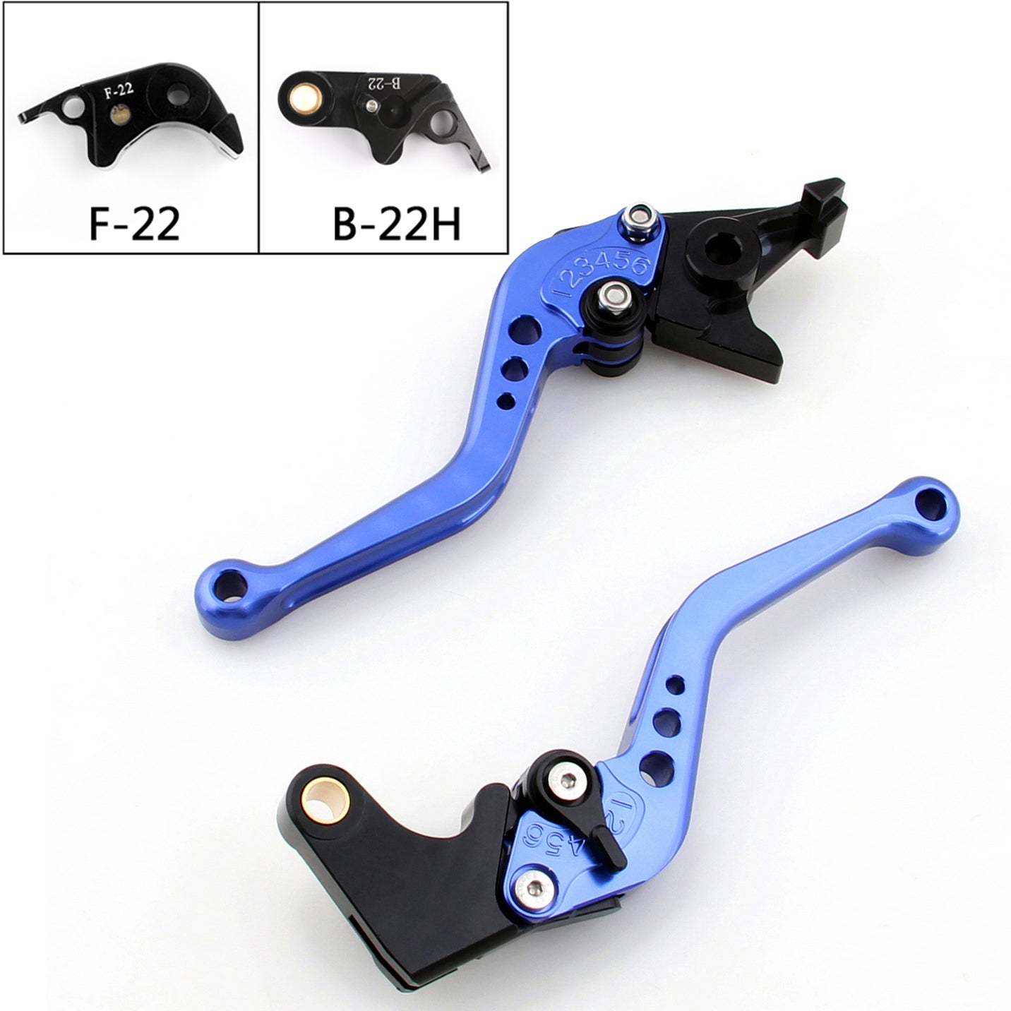 Short Brake & Clutch Lever For BMW S1000RR 15-2018 S1000R 15-18 (F-22/B-22H) Generic