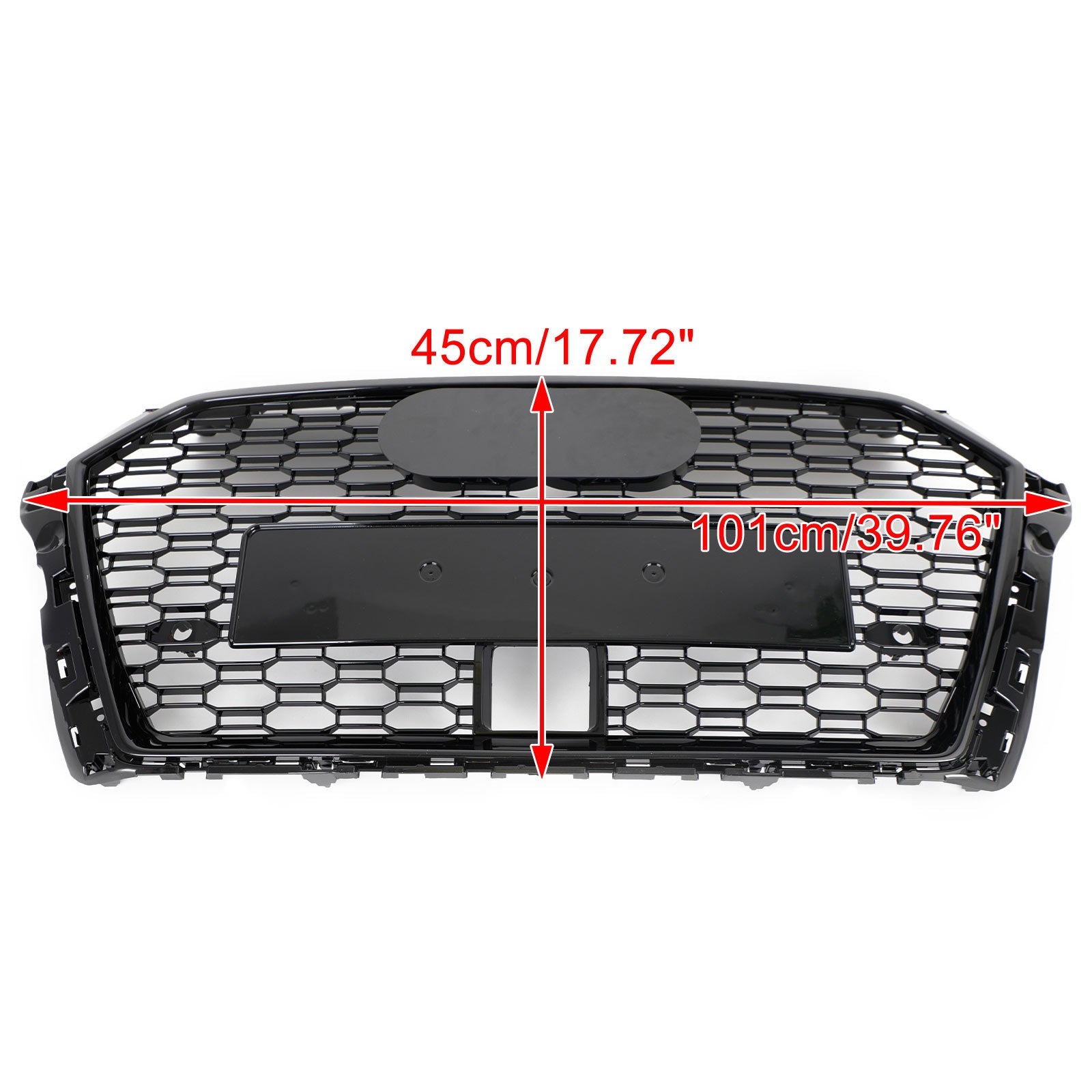 2017-2019 Audi A3 S3 met glanzend zwarte grille - betere koeling en stijl