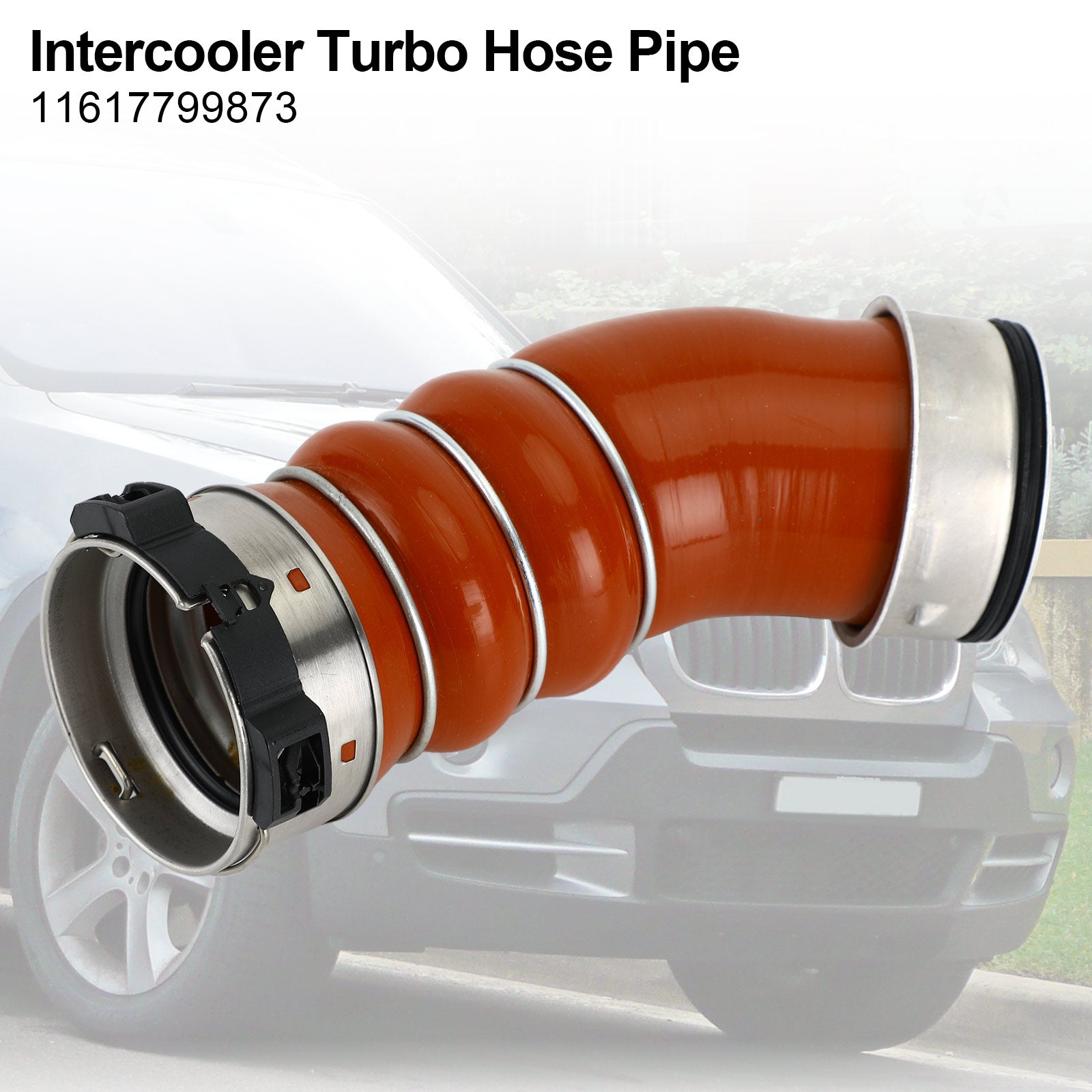 Intercooler Turbo Hose Pipe For BMW X5 X6 E70 E71 3.0SD 3.5D 11617799873