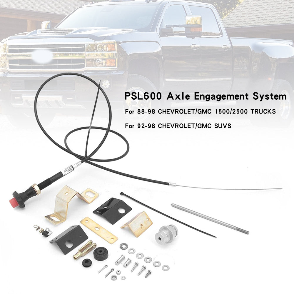 Système d'engagement d'essieu PSL600 pour camions Chevrolet/GMC 1988/1998 1500/2500 pour Posi-Lok Fedex Express