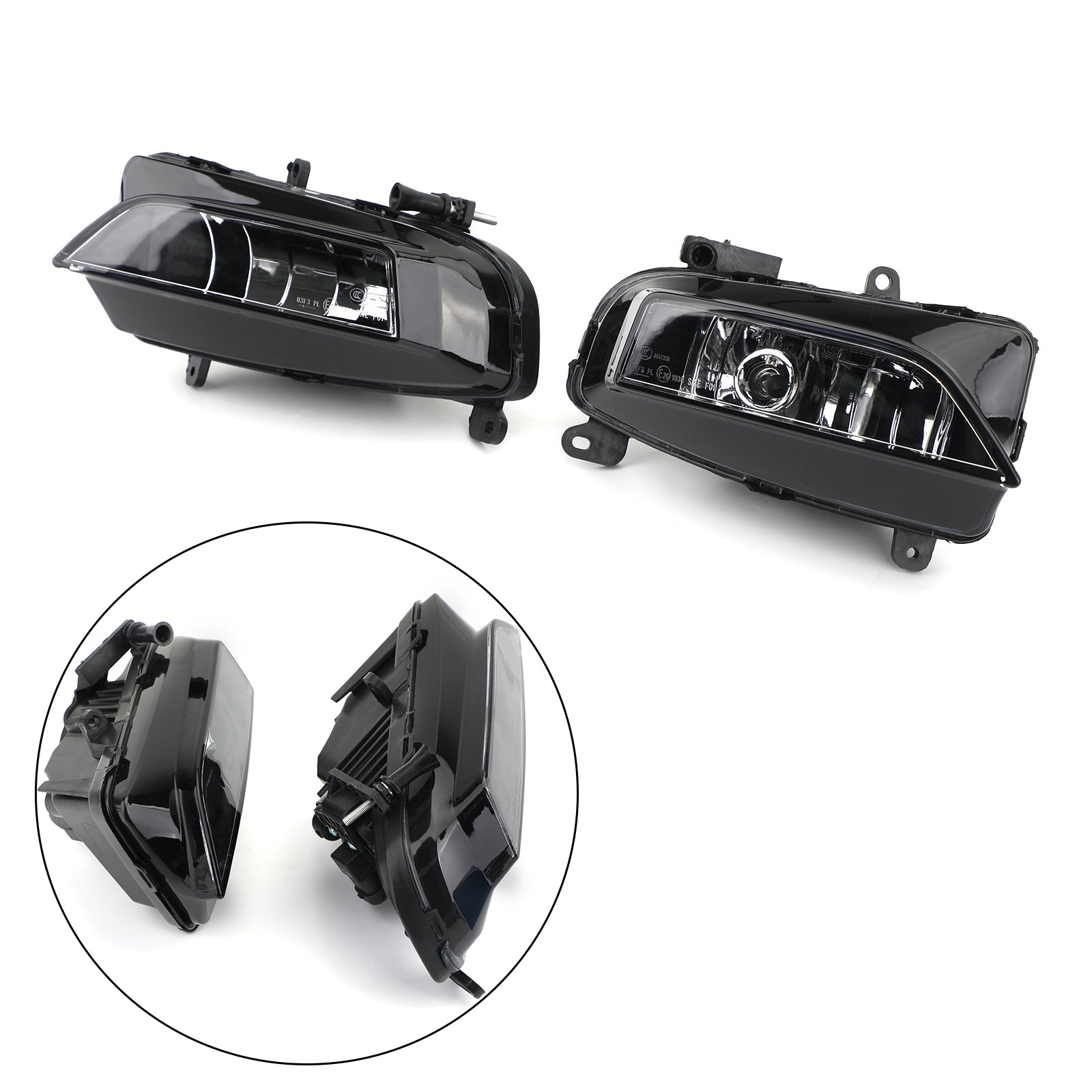 2013-2015 AUDI S4 A4 S-Line B8.5 Pair Front Bumper Halogen Fog Light Lamp