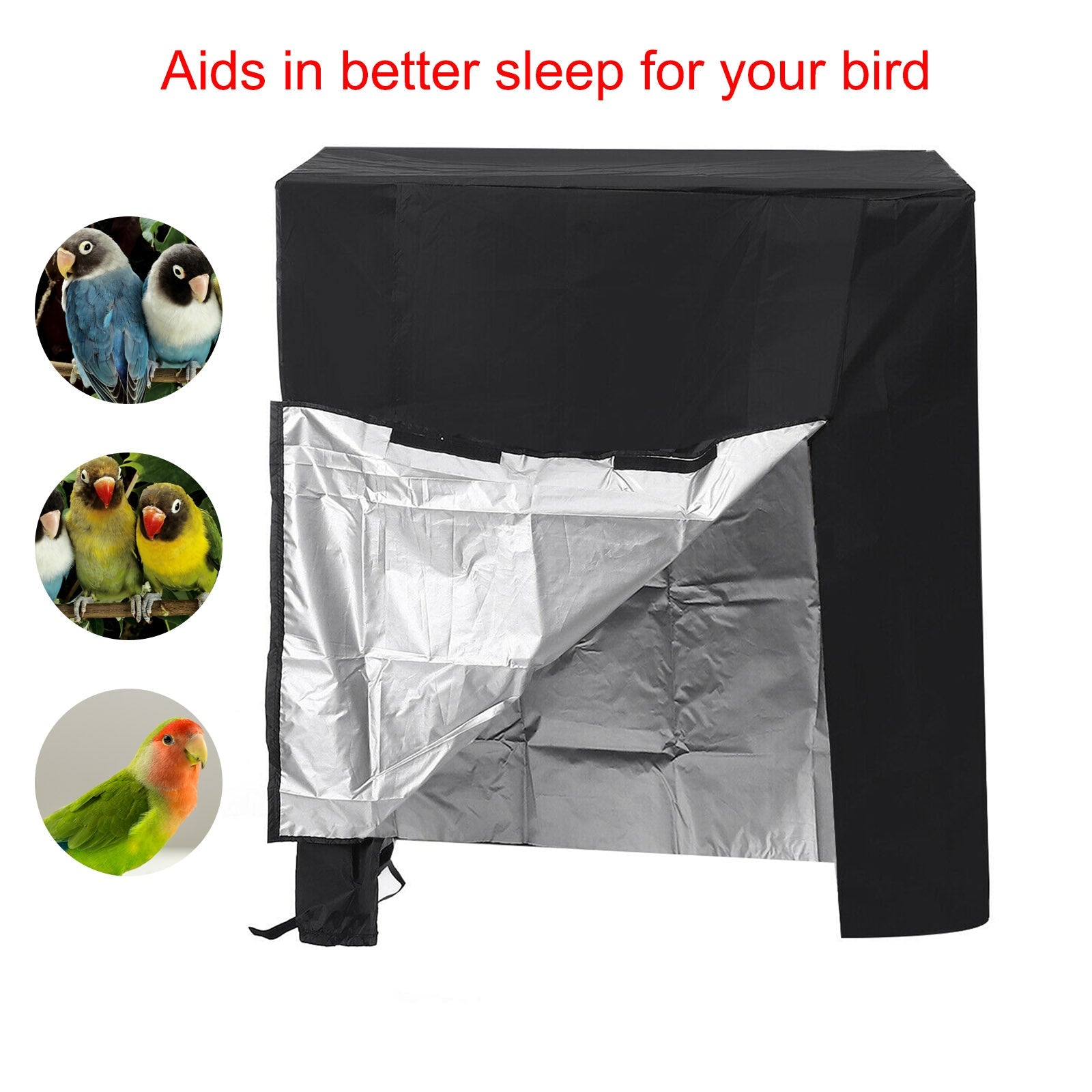 Grote Guard Parrot Night Pet Bird Cage Cover Ademend Beschermend Stofdicht