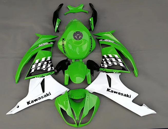 2009-2012 Kawasaki ZX6R 636 kåpesett Karosseri plast ABS