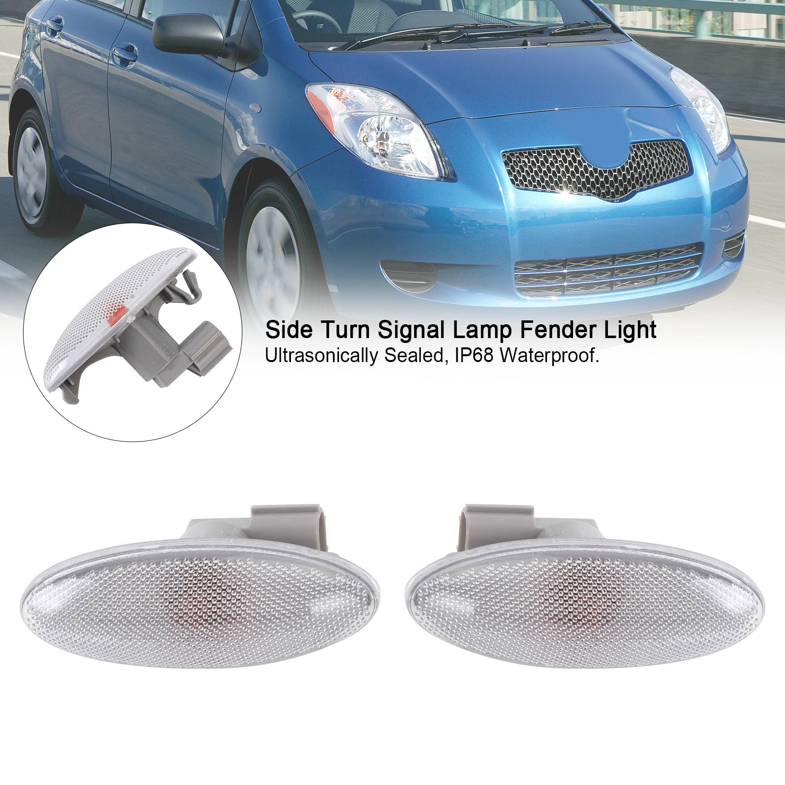 Side Turn Signal Lamp Fender Light for Toyota Corolla Camry Yaris 81730-02090