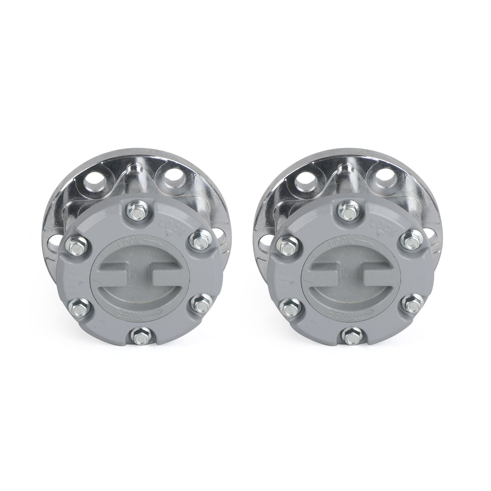 2x Free Lock Wheeling Hubs For Mitsubishi Triton ME MJ MK ML Pajero Delica L200 Generic