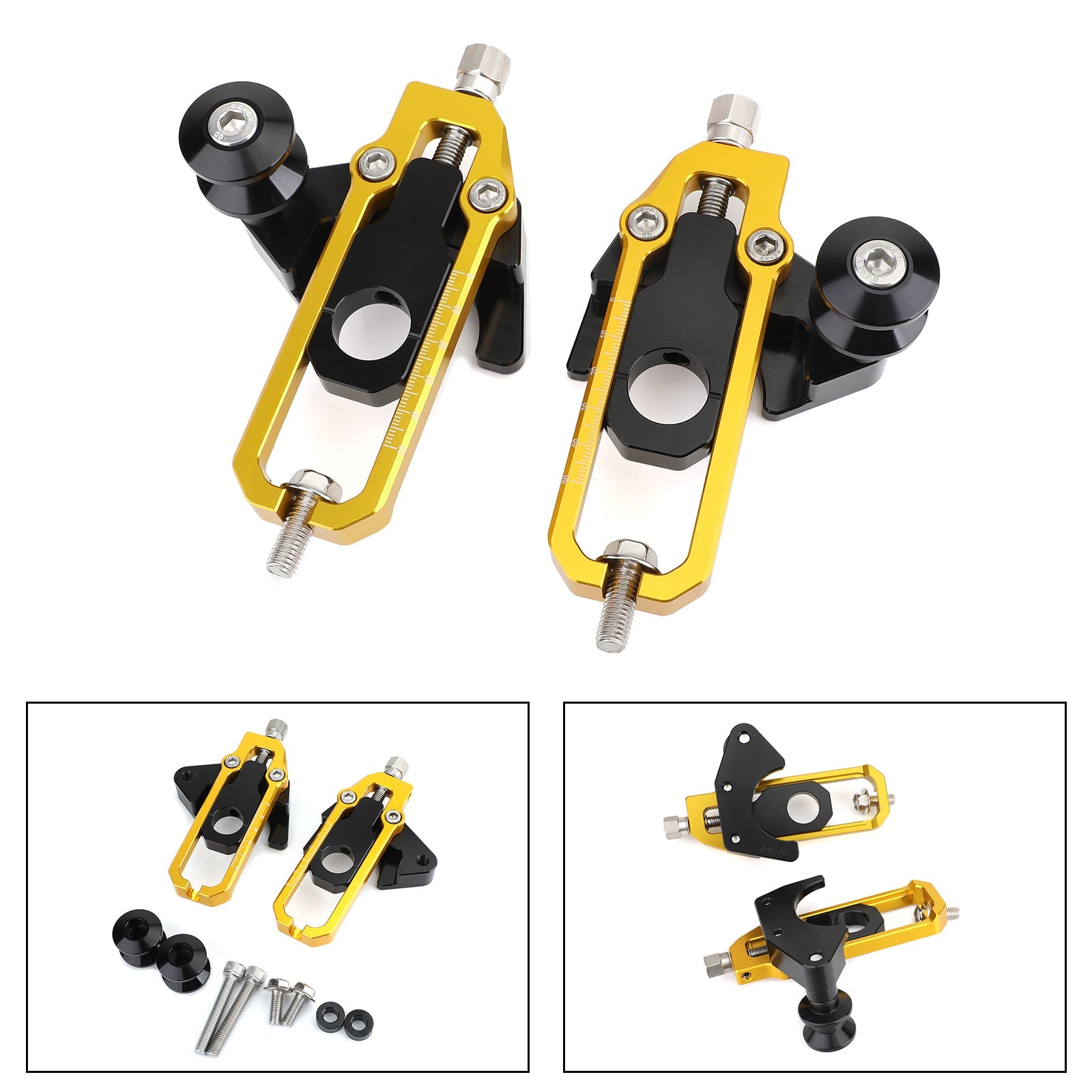 Areyourshop Chain Adjusters with Spool Tensioners Catena for Honda CB650R CBR650R 2019-2022 Generic