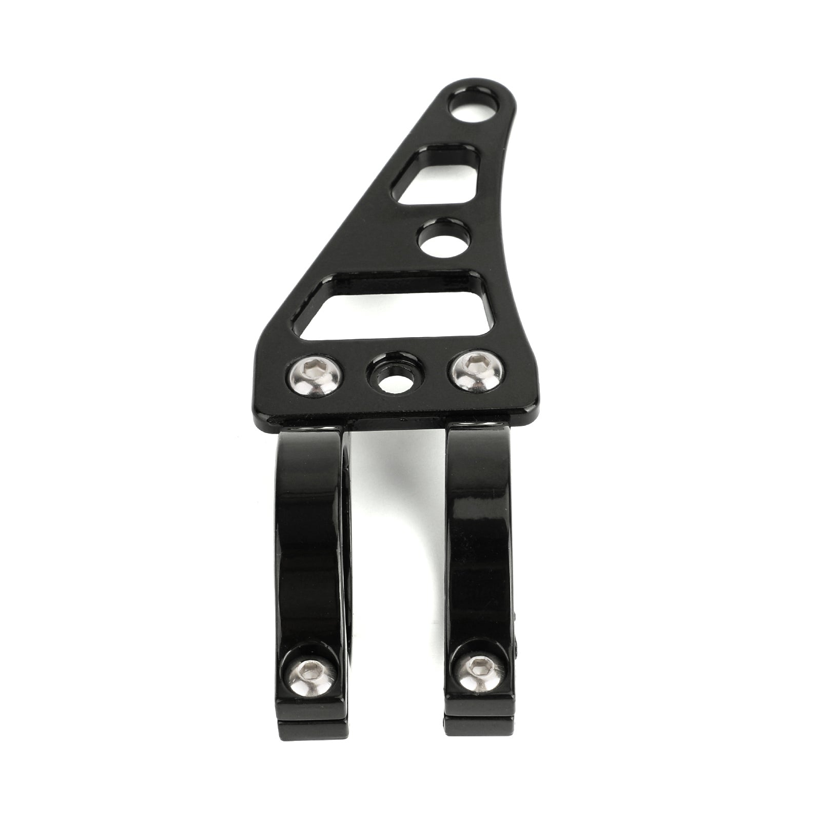 Support universel de montage de phare, 41mm, fourche, oreille Chopper Cafe Racer, noir générique