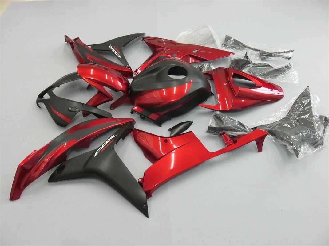 2007-2008 Honda CBR600RR oranje en zwarte Amotopart kuipset