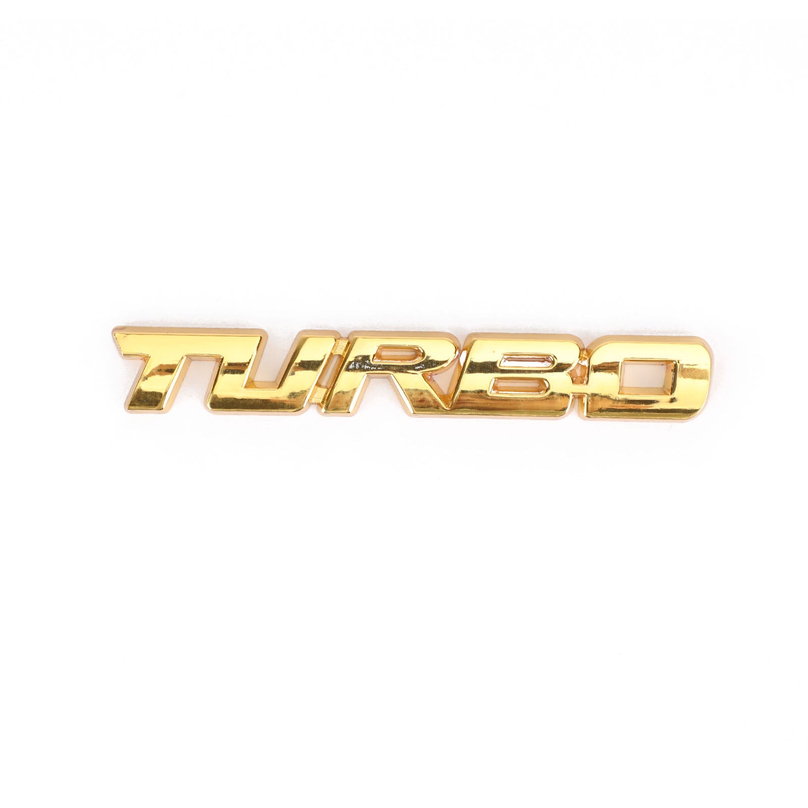 Metal 3D Turbo Logo Car Emblem Badge Sticker Trunk Bumper Decal Silver Generic