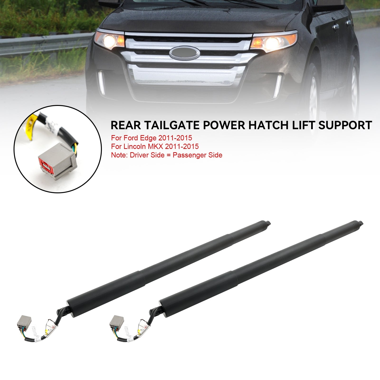 2011-15 Ford Edge/Lincoln MKX 2PCS Rear Tailgate Power Lift Supports Strut