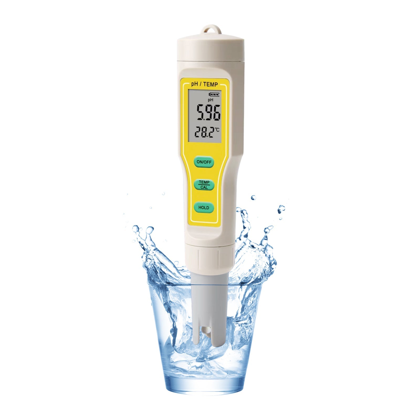 Digitale PH TEMP Tester Meter Pen voor Aquarium Zwembad Wijn Water Laboratorium Voedsel