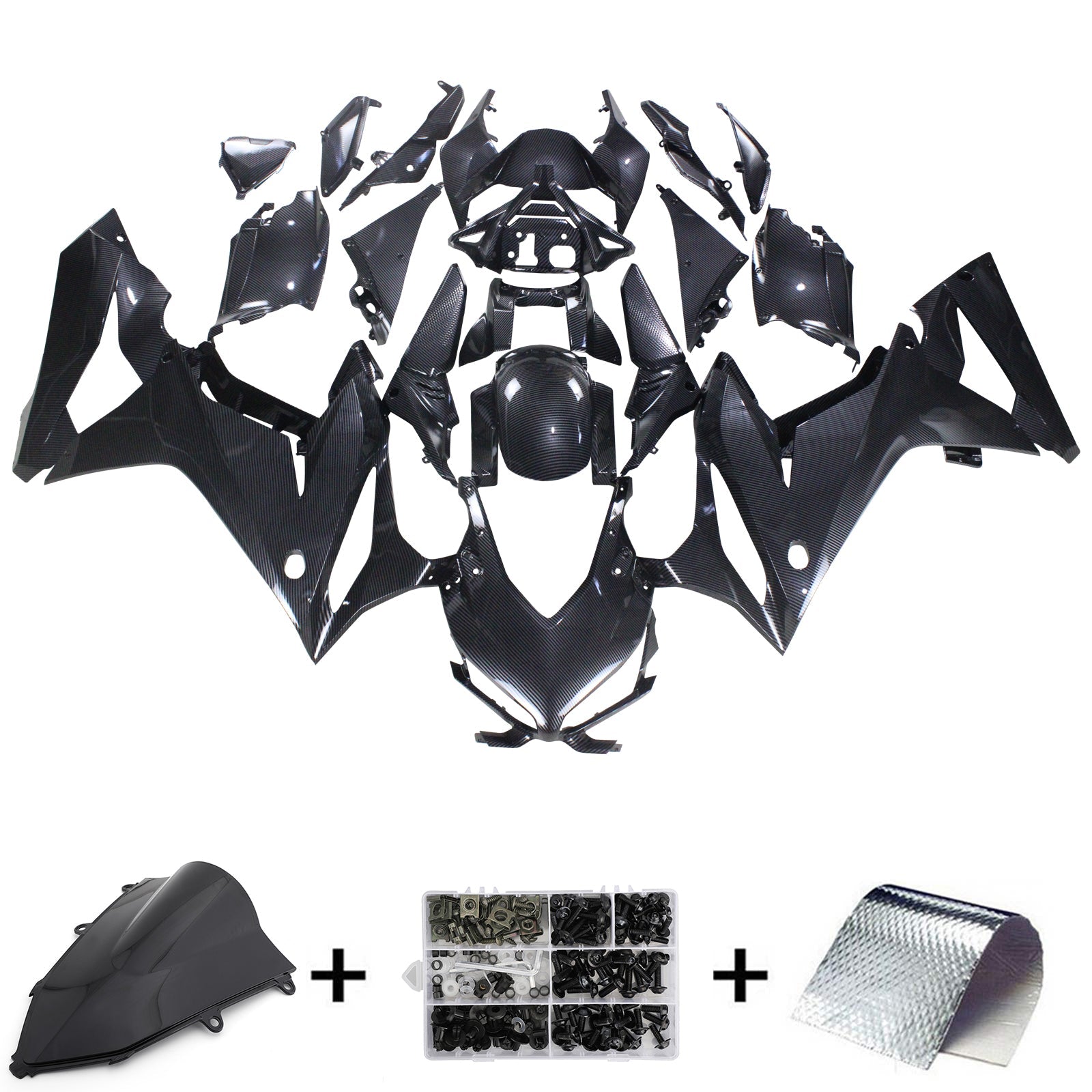 2021-2023 Honda CBR650R Amotopart Injection Fairing Kit Bodywork Plastic ABS #101