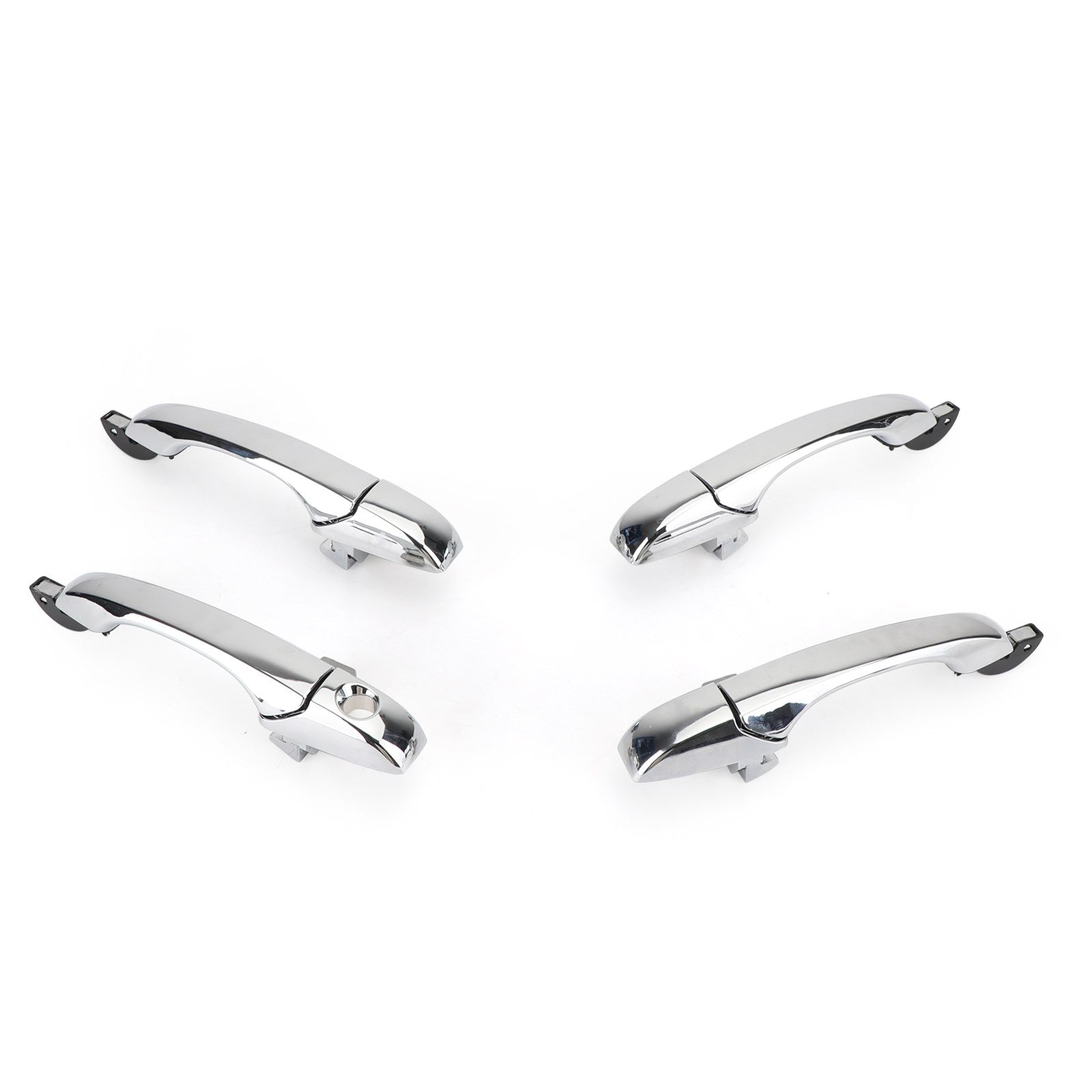 4x utvendig dørhåndtak 4589009AH Chrome For Chrysler 300 / 300C 2005-2010 Generisk