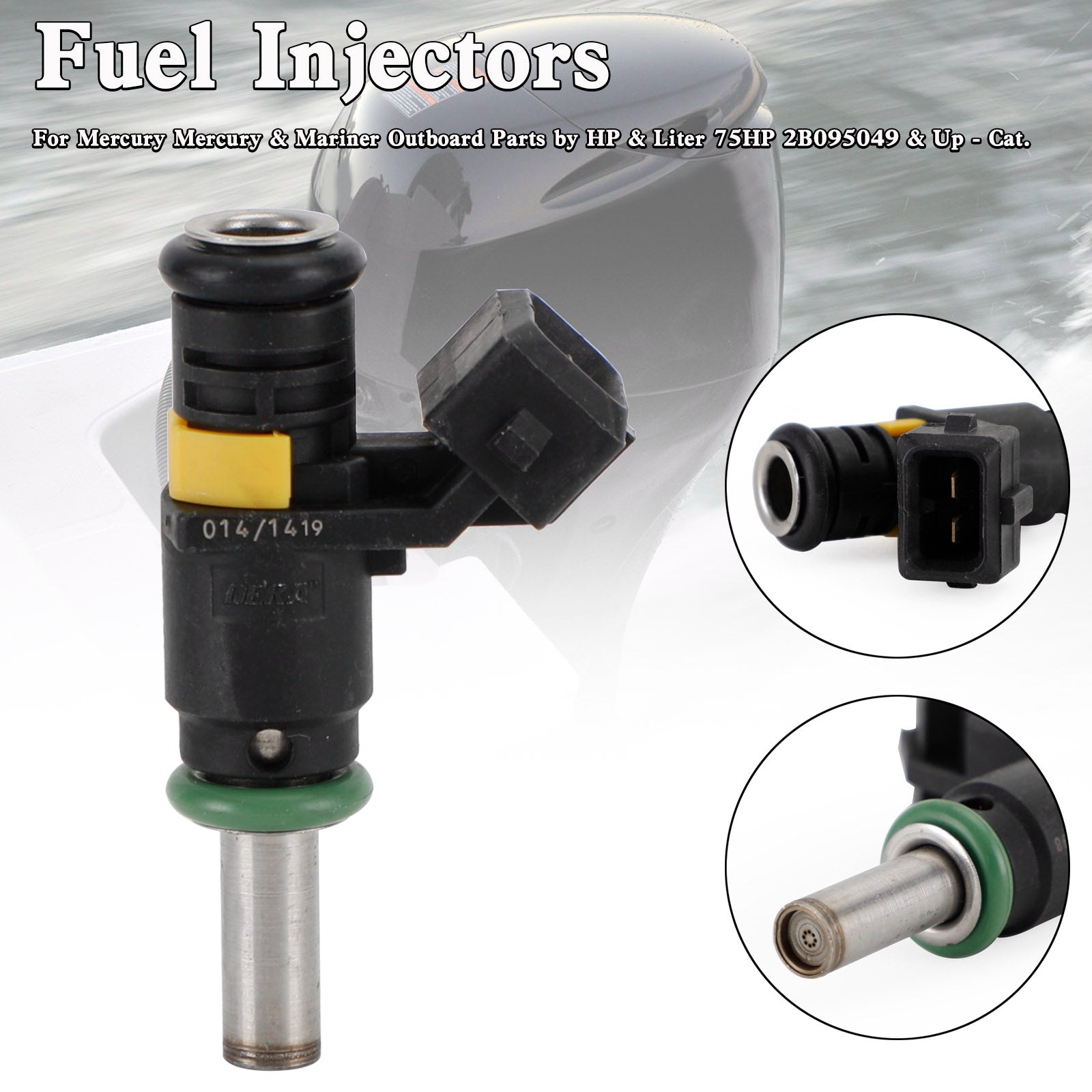 Outboard Motor 150HP 4-Stroke 8M6002428 Fuel Injector