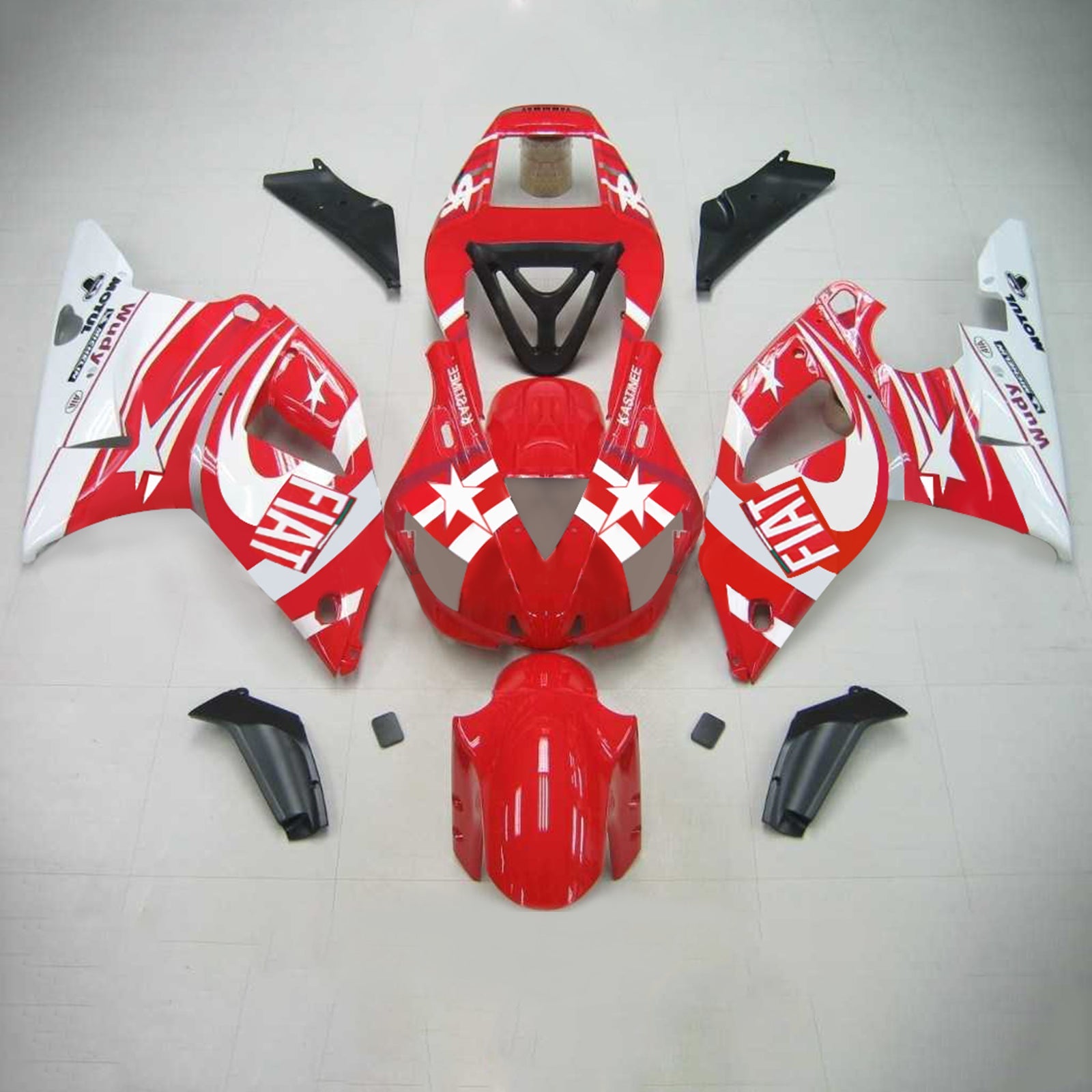 1998-1999 Yamaha YZF 1000 R1 Injection Fairing Kit Bodywork Plastic ABS #106