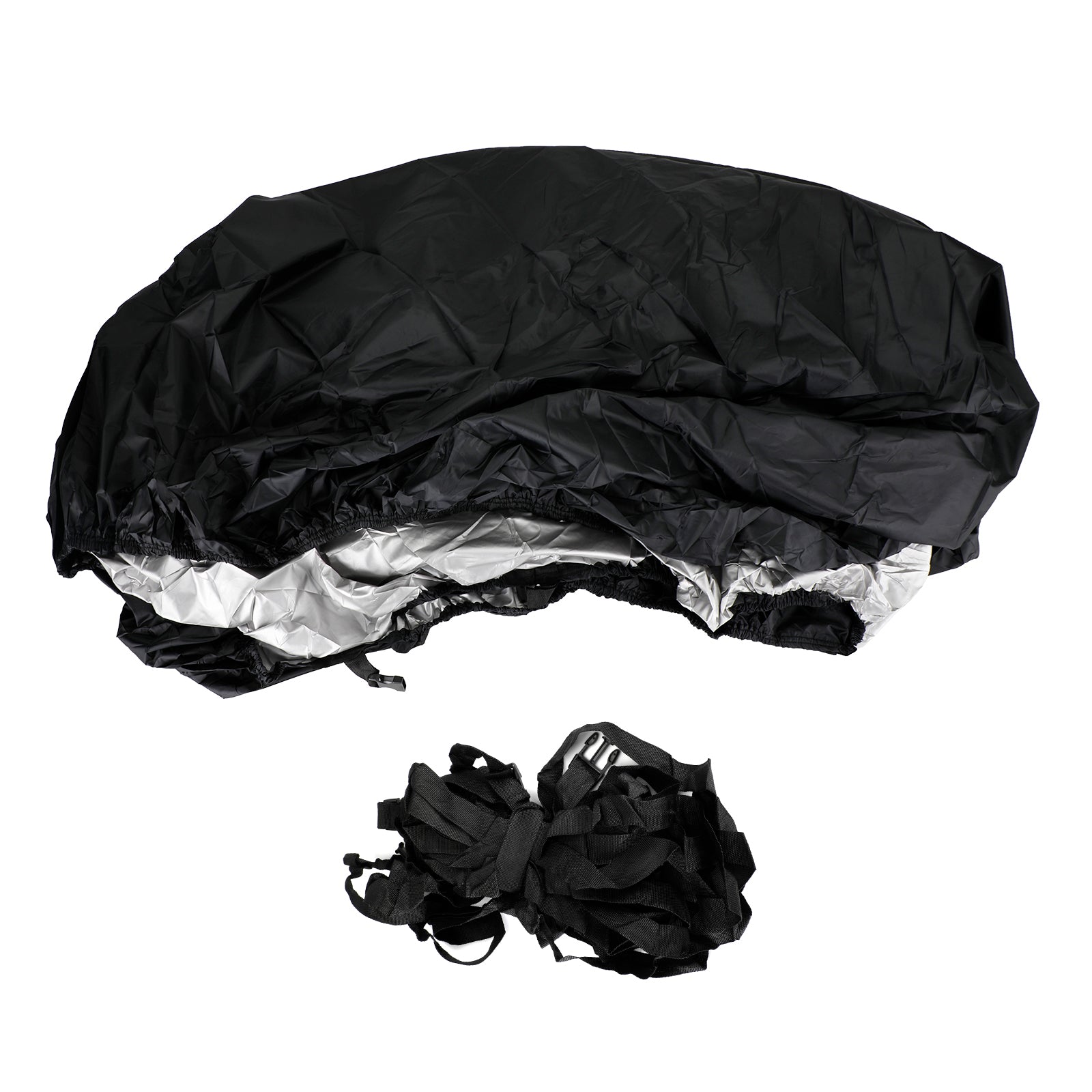 Couverture imperméable robuste noire de 14 à 16 pieds, pour bateau de pêche remorquable à coque en V