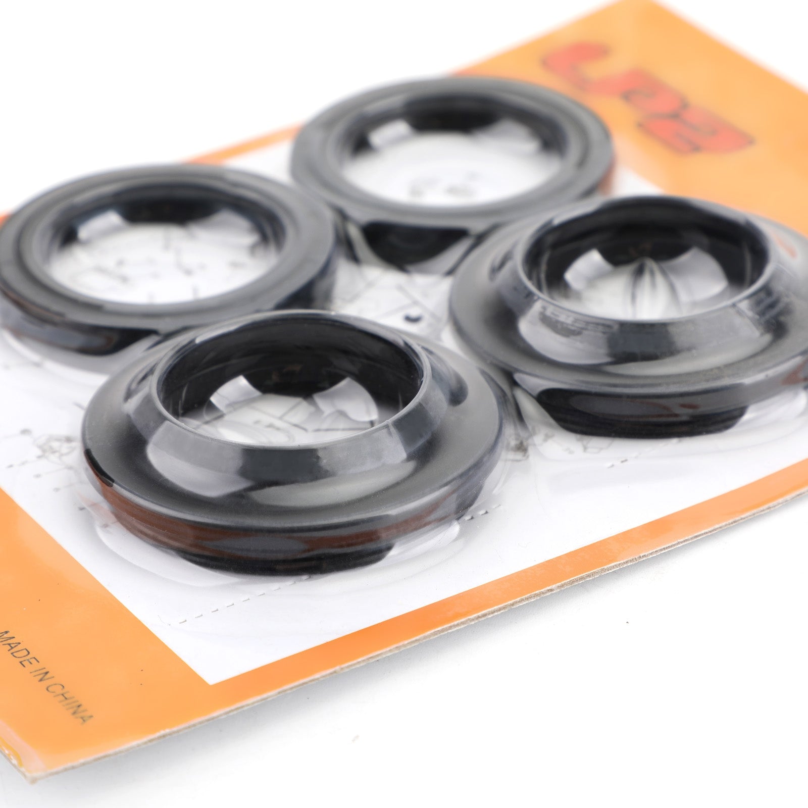 Fork Oil Seal Wiper Set for Yamaha SR400 XVS125 YP125 YP250 YP400 5JX-23145-00 37P-F3145-00 Generic