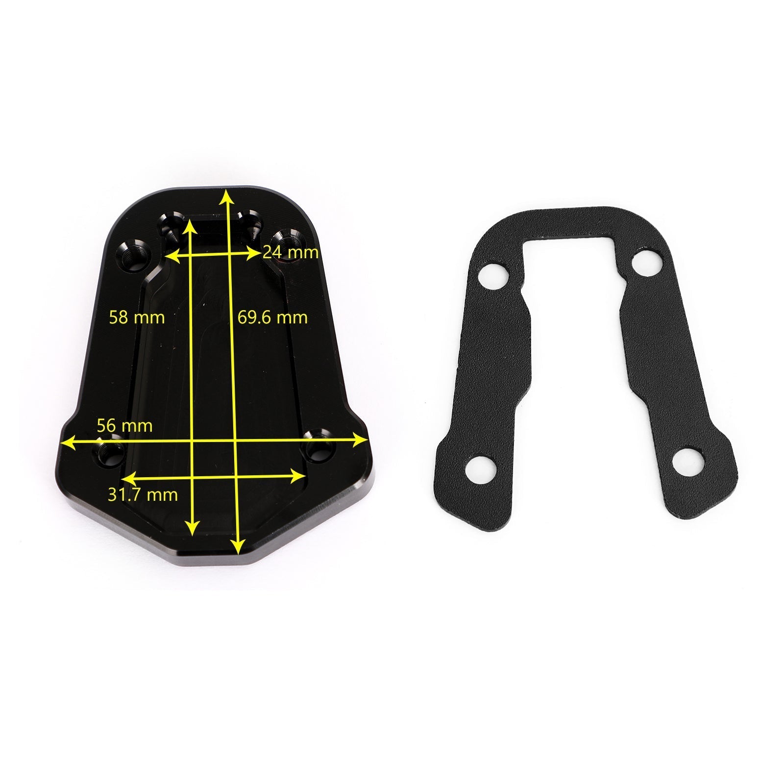 Kickstand Enlarge Plate Pad fit for HONDA CRF300L CRF300 Rally 2021-2022