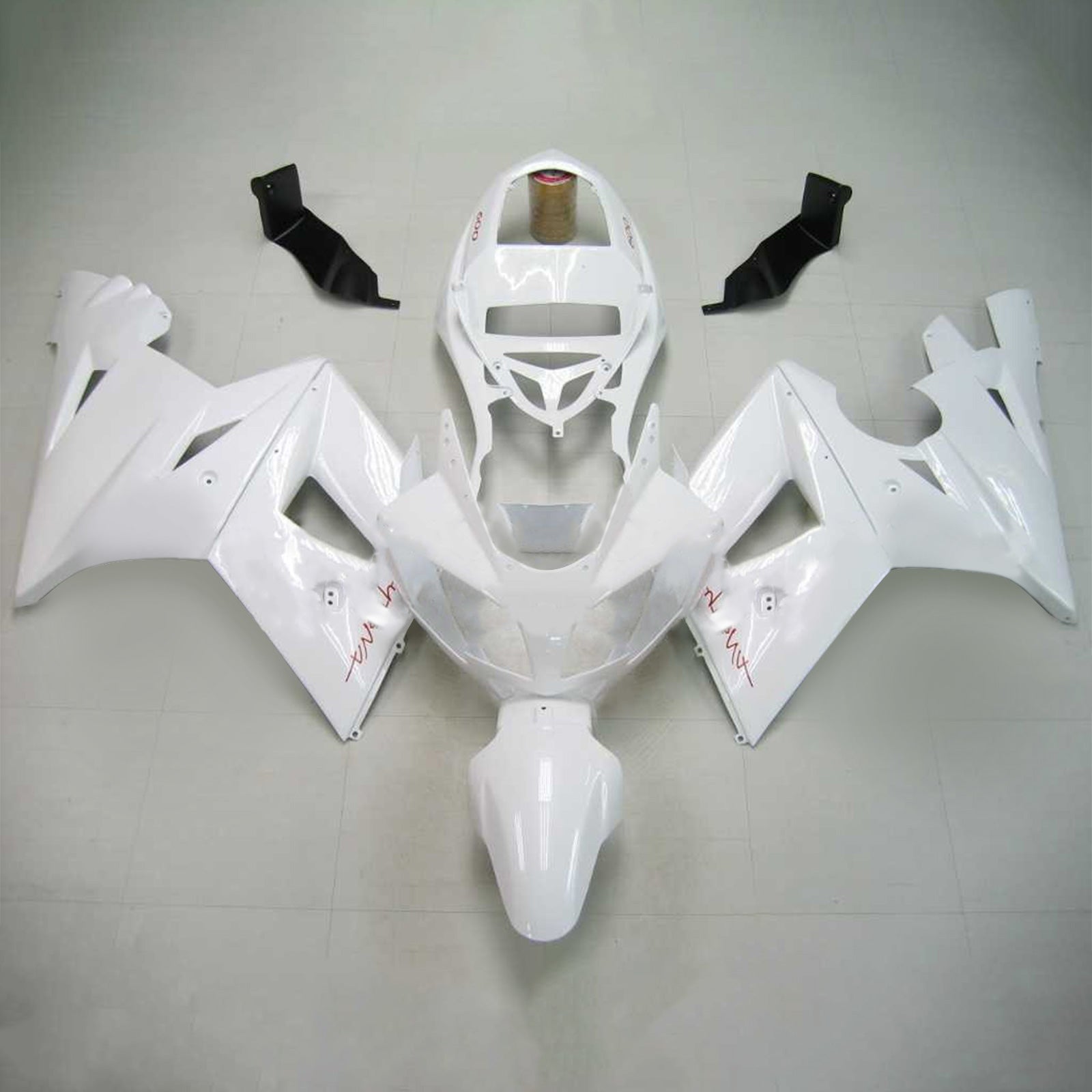 Kit de carénage blanc Amotopart Triumph 2002-2005 Daytona 600