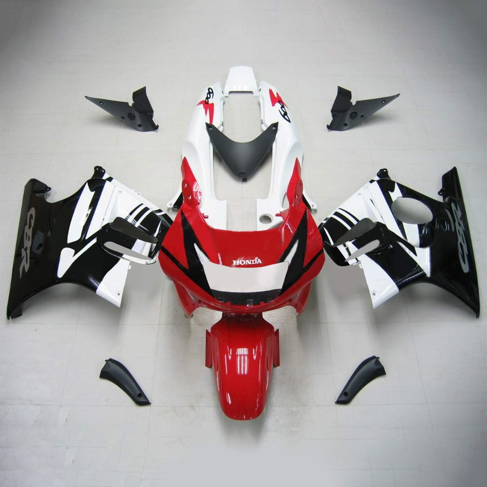 1997-1998 Honda CBR600 F3 Amotopart Injection Fairing Kit Bodywork Plastic ABS #111