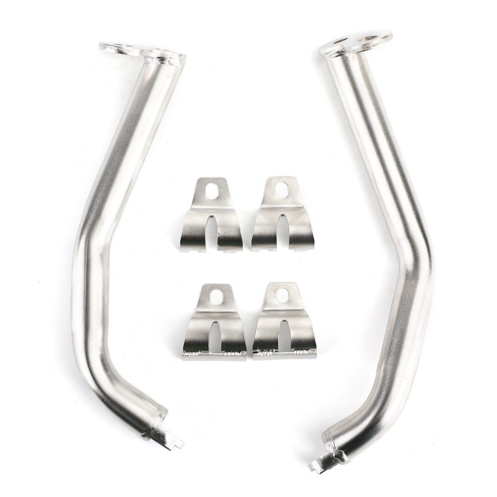 ZILVEREN CILINDER CRASH BARS MOTORBESCHERMER Fit voor BMW R1250GSA 2018-2021 Generiek