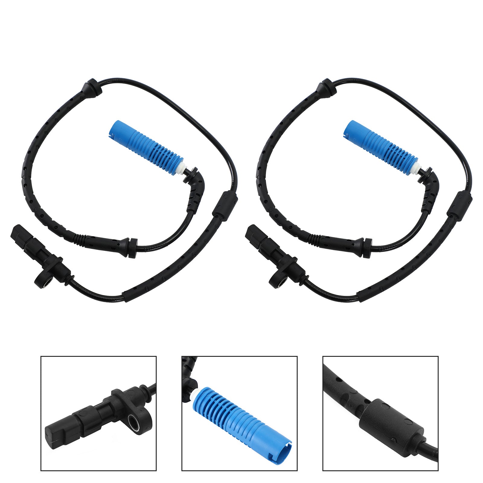 2 uds ABS Sensor de velocidad de rueda trasera izquierda y derecha para BMW E53 X5 2000-2006 34526756380