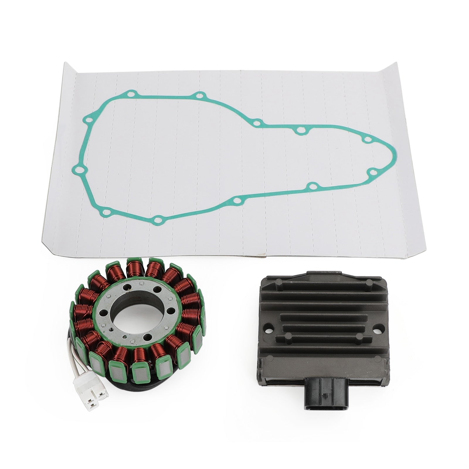 Magneto Stator+Voltage Gelijkrichter+Pakking Voor Kawasaki 17-21 Z650 Ninja/Versys 650 Generiek