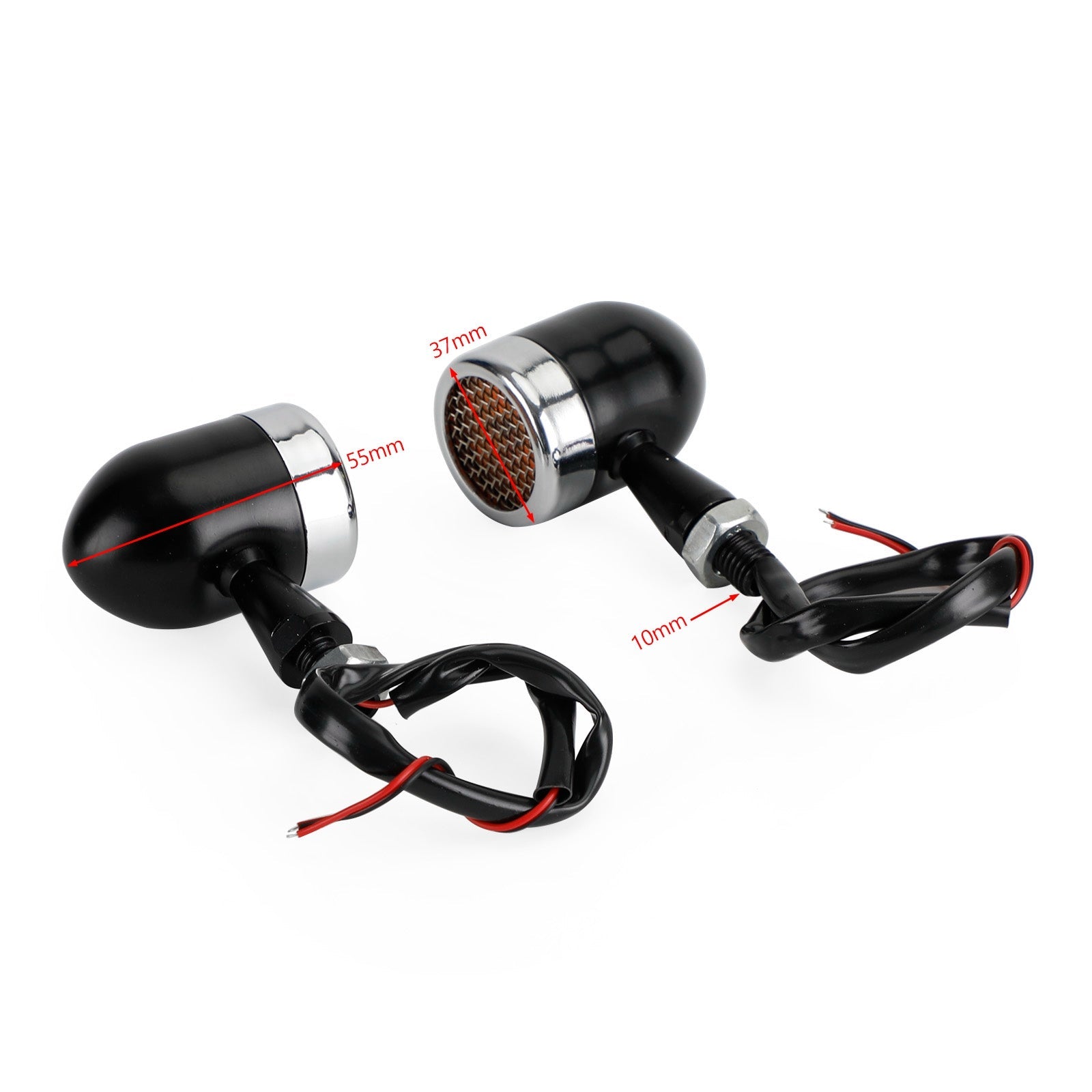 Universele 10MM Motorfiets LED Richtingaanwijzer Remlicht 12V M10