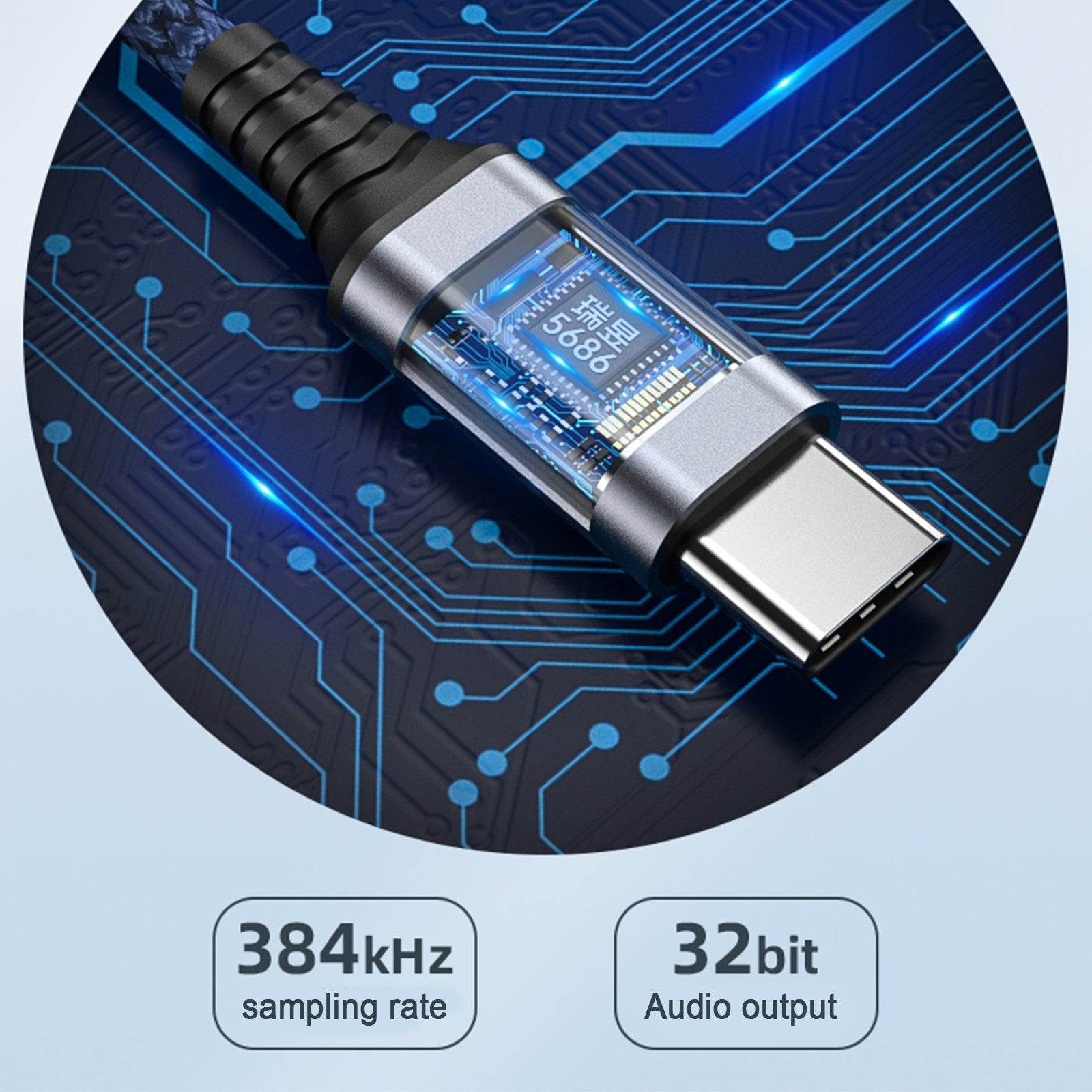 Câble de charge rapide 2 en 1 du chargeur 60W PD pour chargeur rapide Huawei Samsung