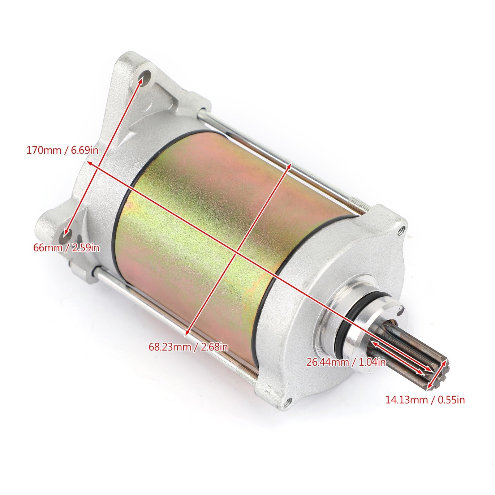 Starter Motor Fit for CF MOTO X8 Z8 UFORCE CFORCE ZFORCE 800 13-20 0800-091000 Generic