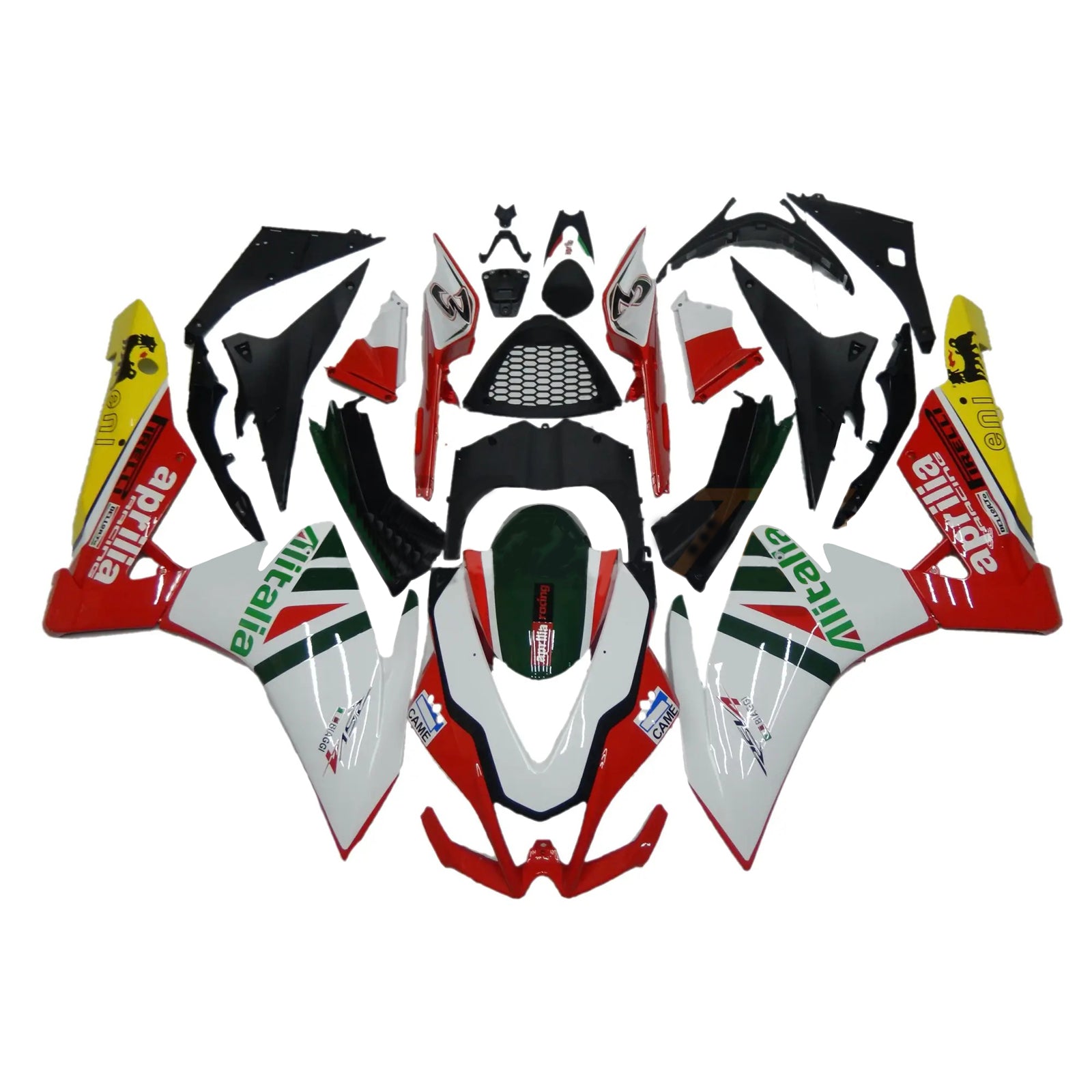 2009-2015 Aprilia RSV4 1000 Kit Carénage Carrosserie Plastique ABS