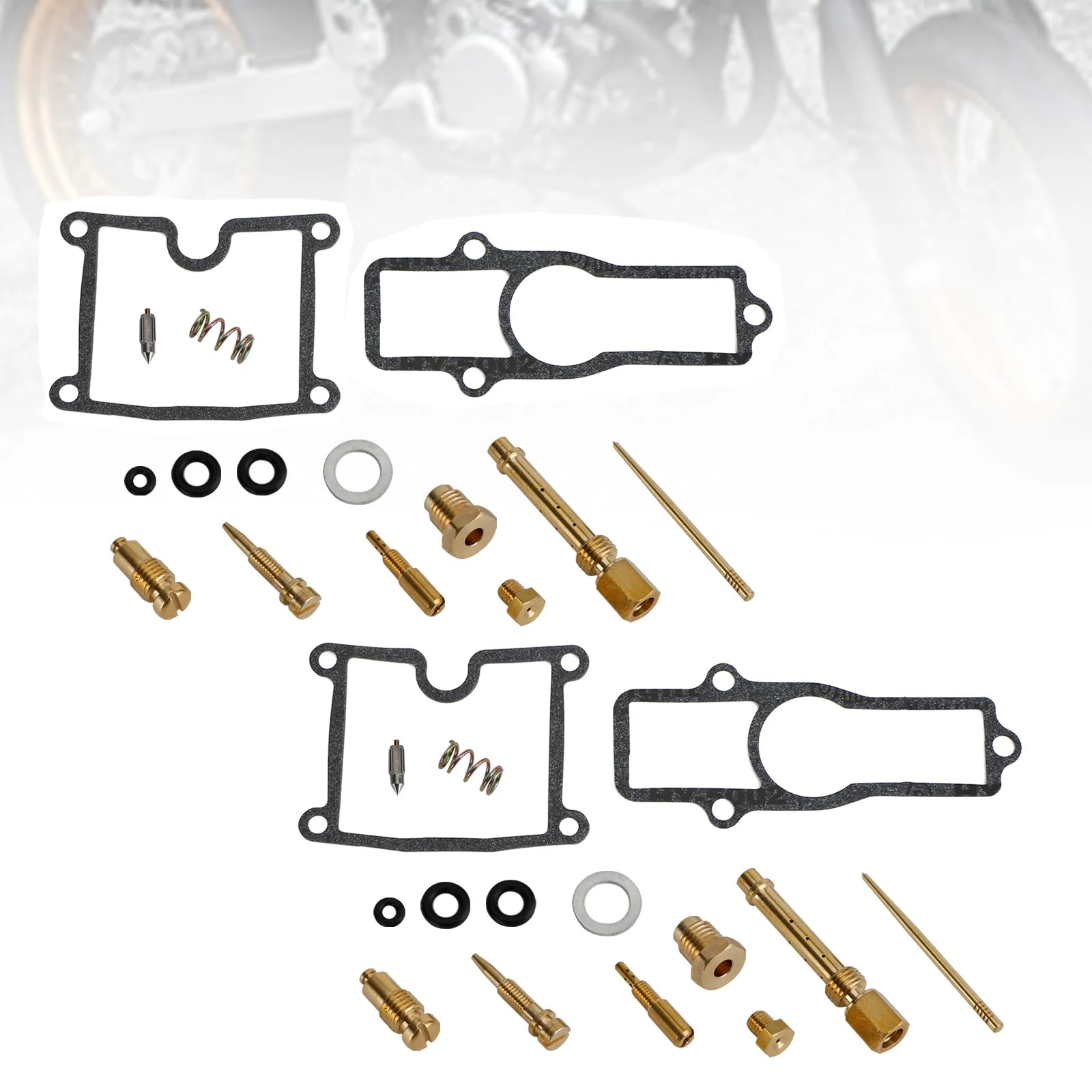 2x 1980-1983 Kawasaki Z400 KZ400FX KZ550 GPZ550 förgasare ombyggnadssats