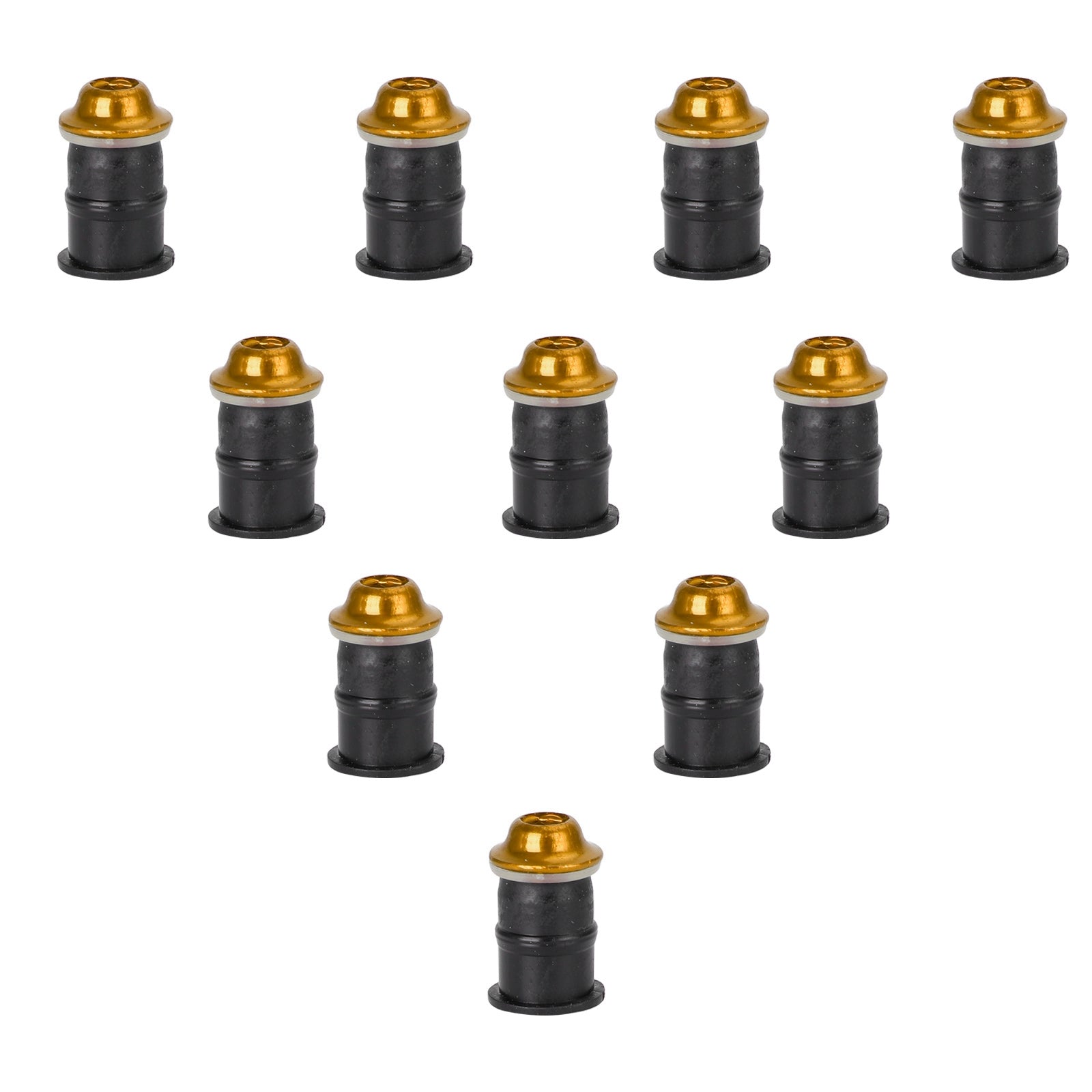 Motor Windscherm Schild Alu M5x16mm Schroefbout Sluitringen kit 10 Pack Generiek