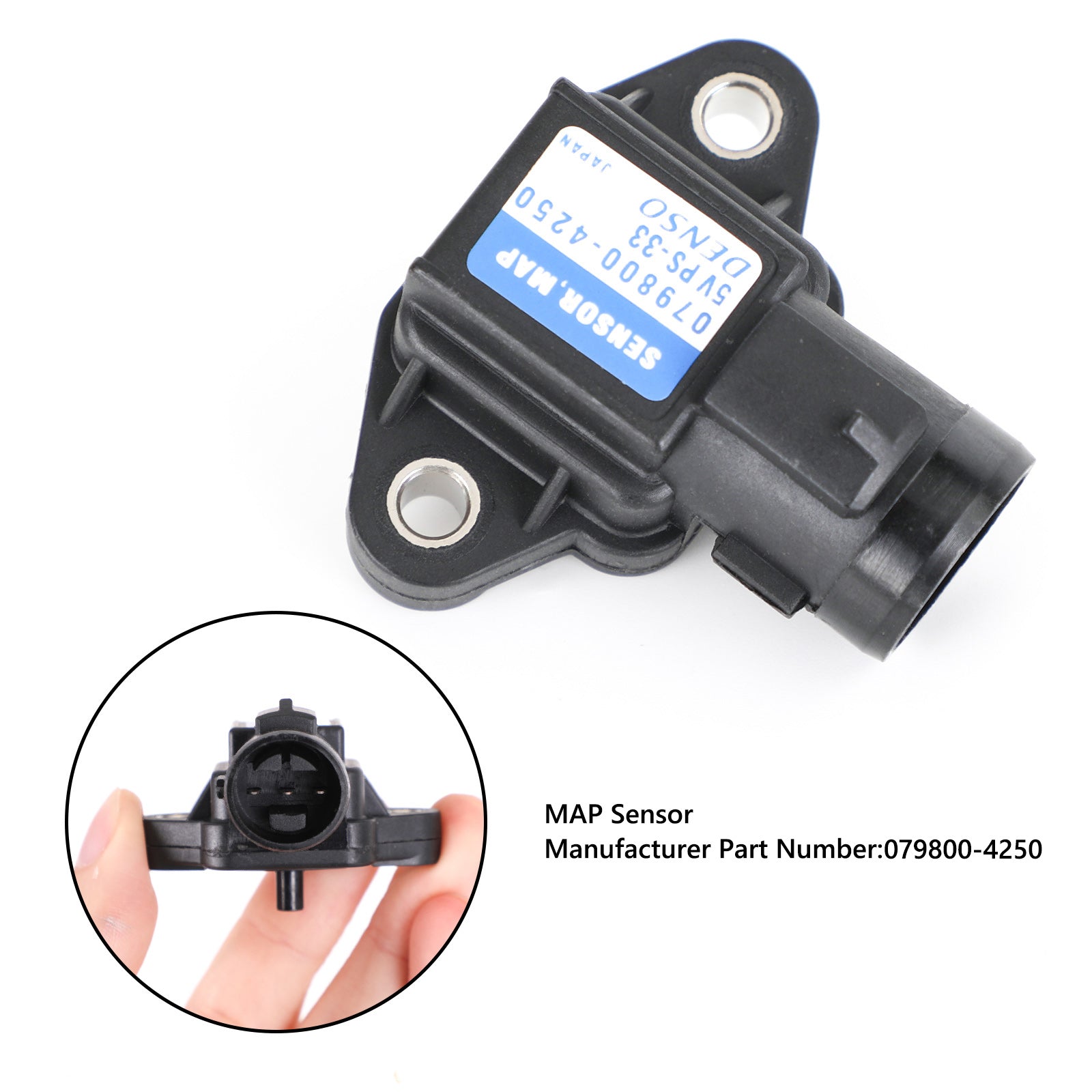 Air Intake Pressure Sensor MAP Sensor 079800-3000 For Honda Civic Accord Generic