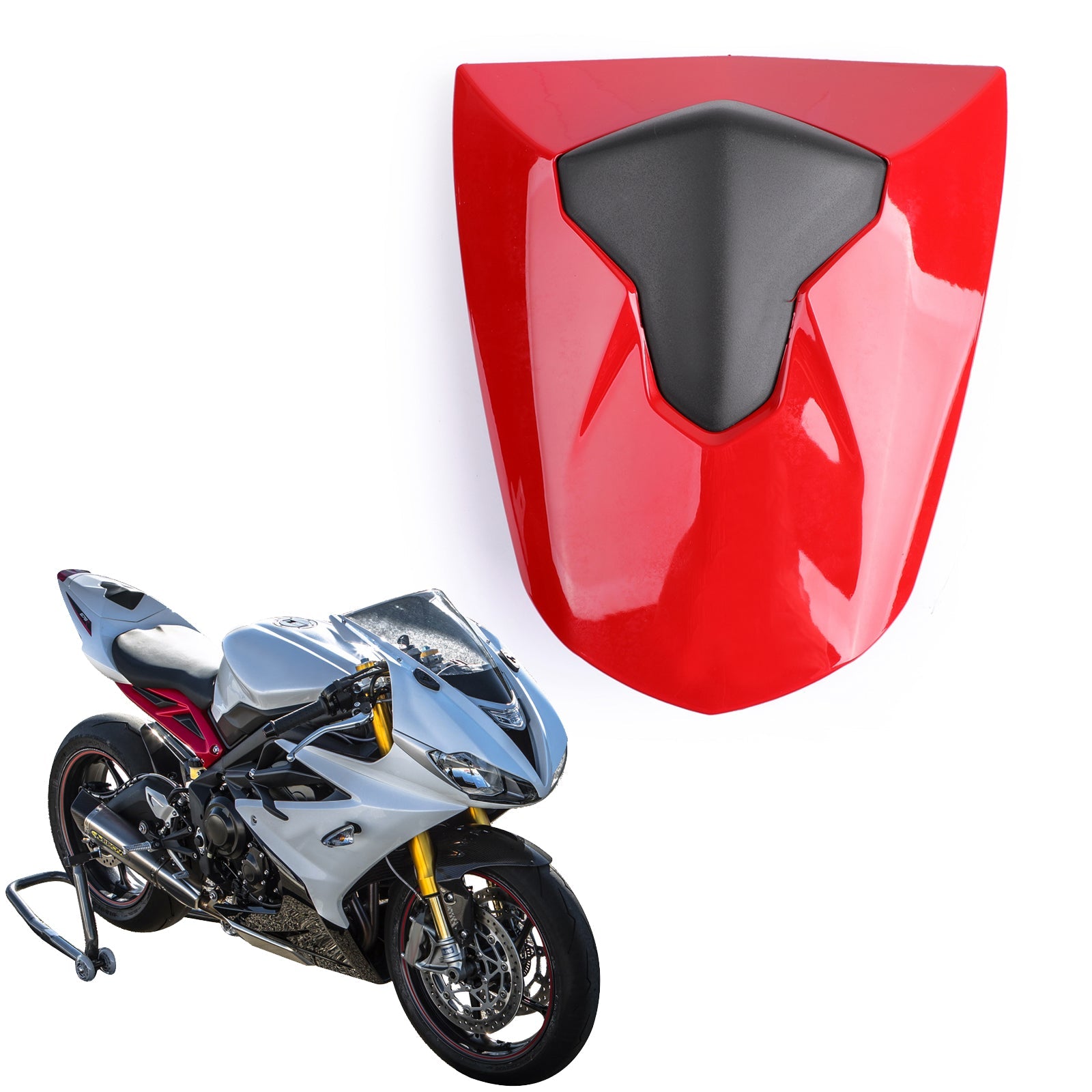 Daytona 675 et 675R 2013-2018 Capot de housse de siège passager arrière ABS