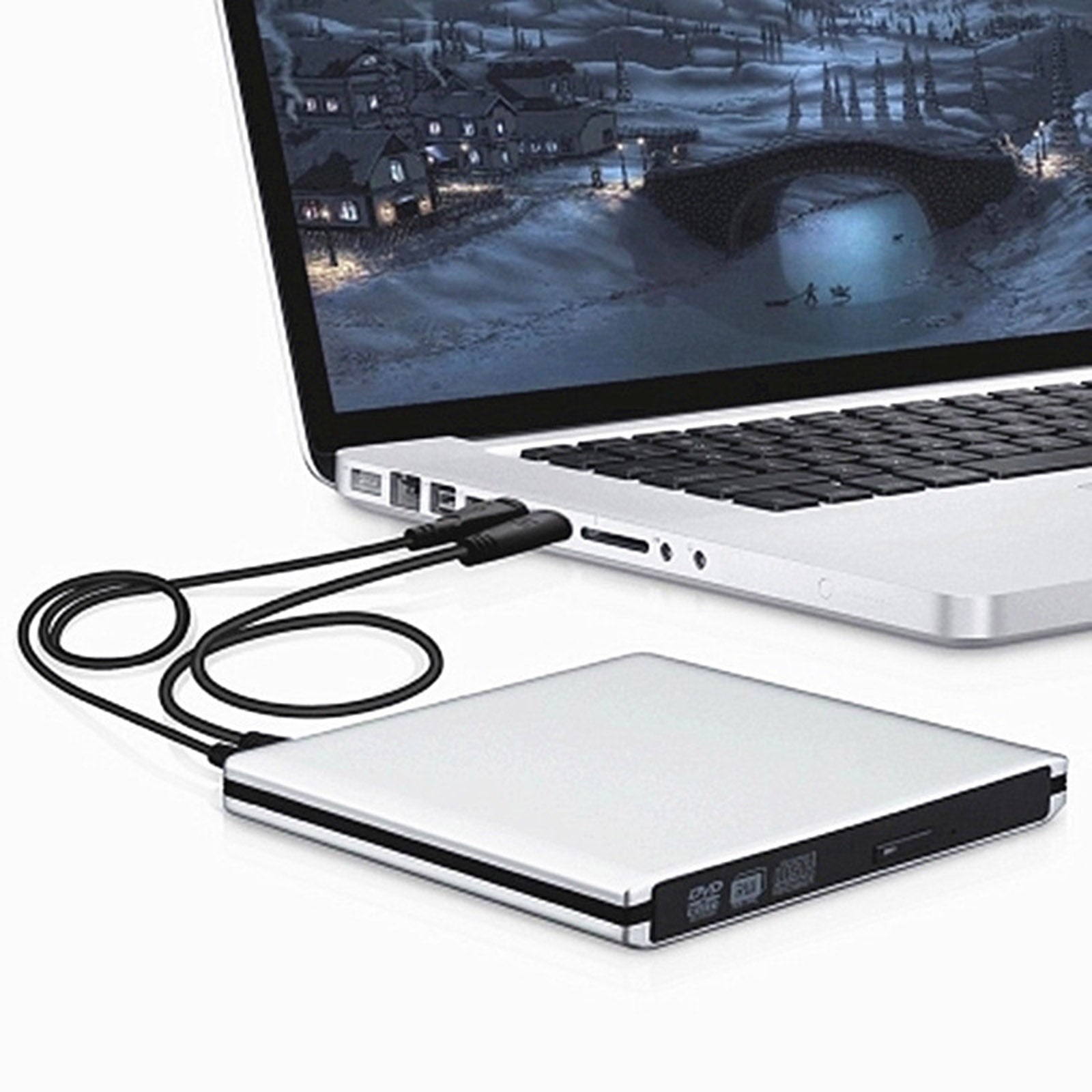 Genuine Bluray Burner External USB 3.0 Player BD DVD CD Recorder Cable Drive